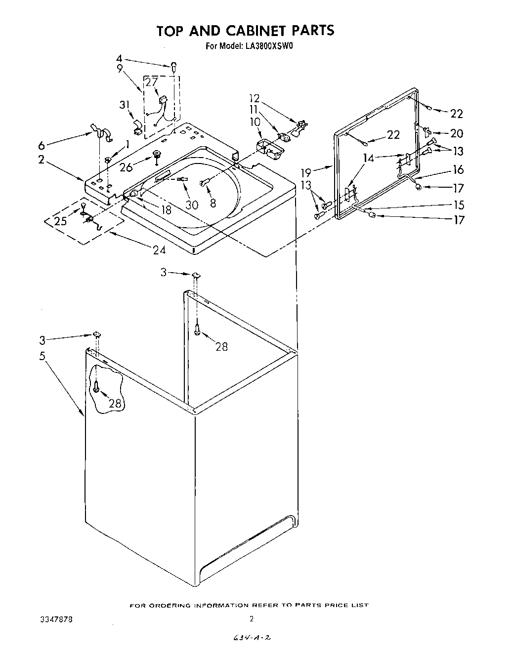 02 - TOP AND CABINET , LITERATURE AND OPTIONAL