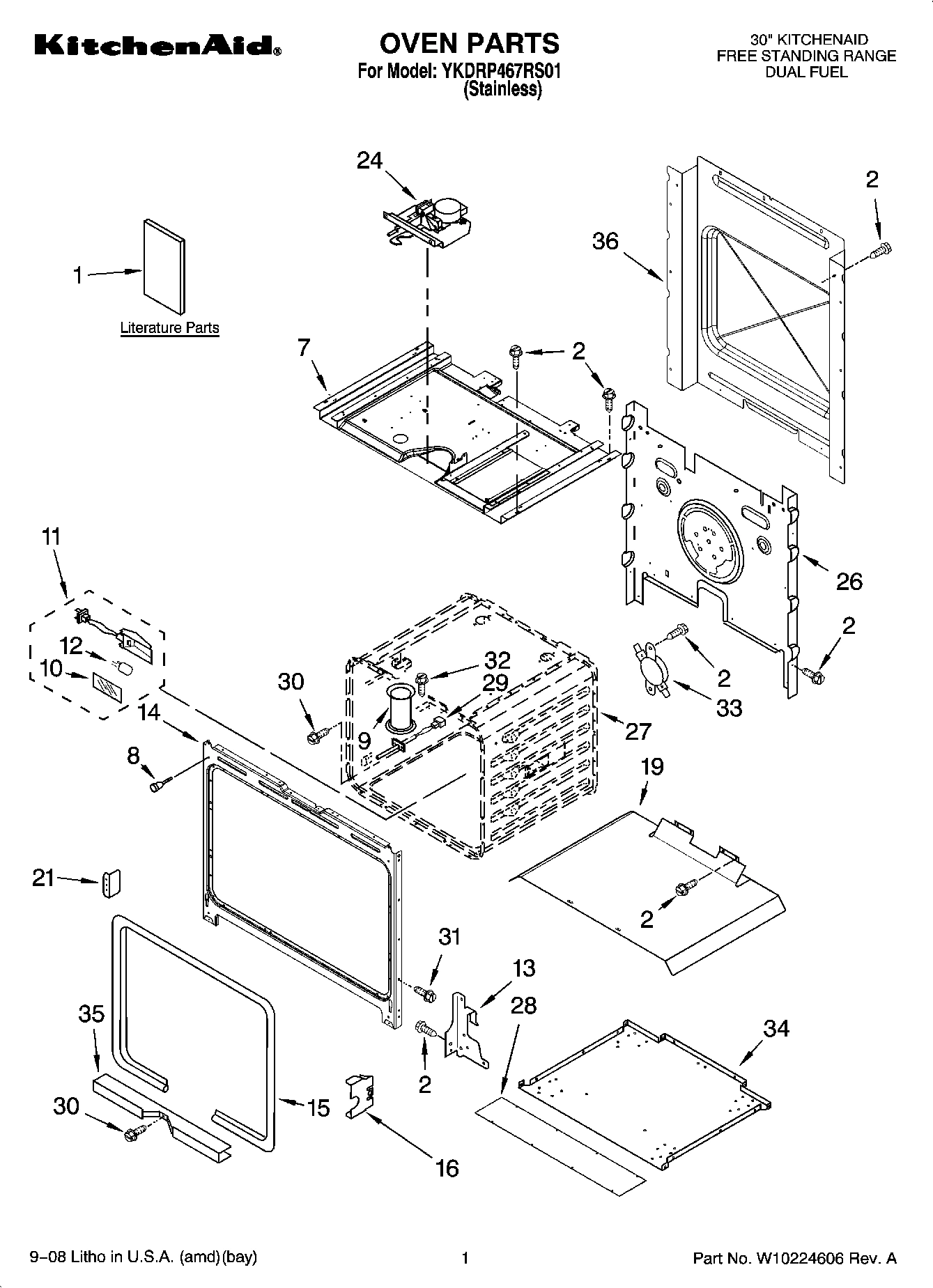 01 - OVEN PARTS