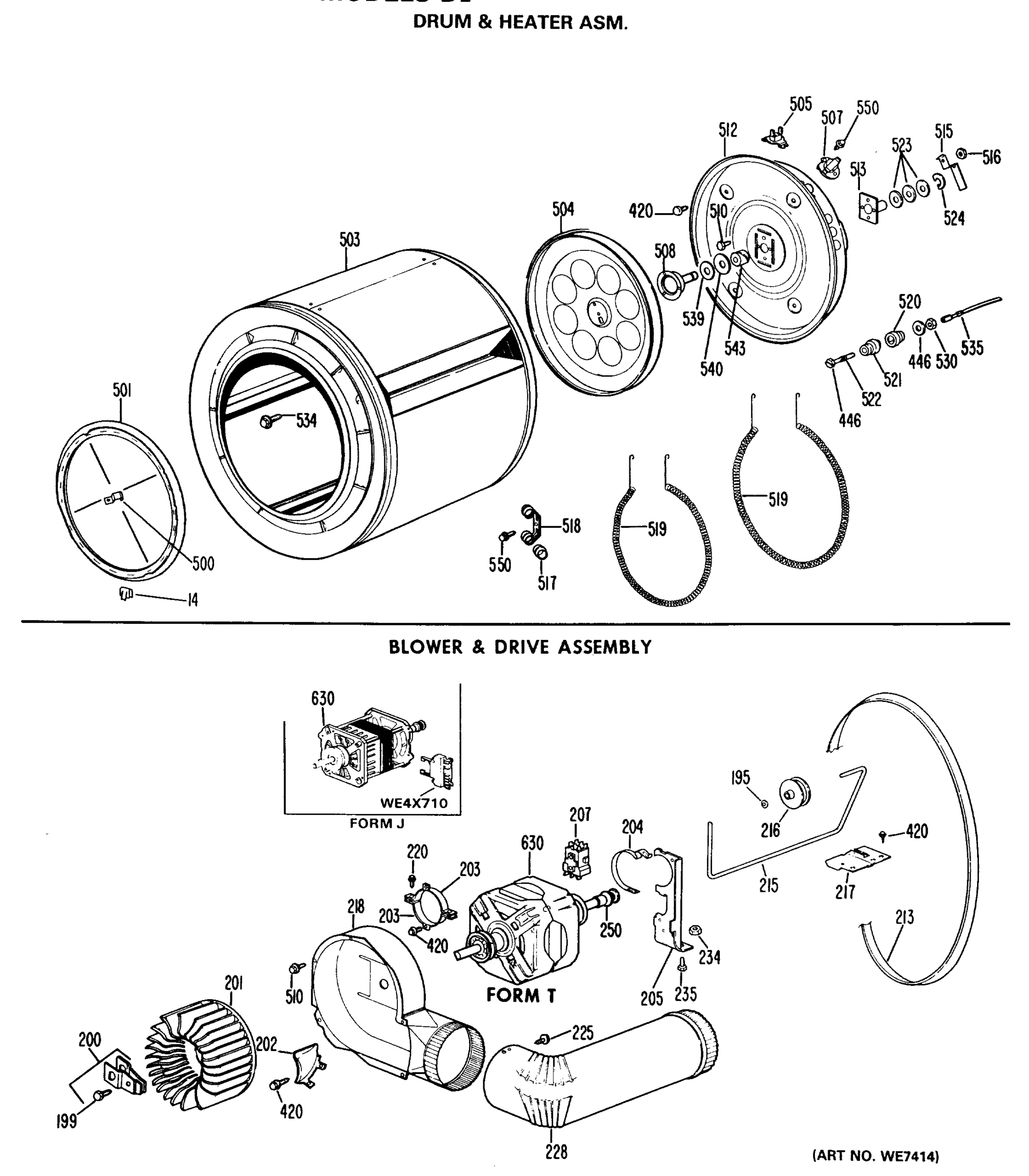 DRUM & HEATER ASM.
