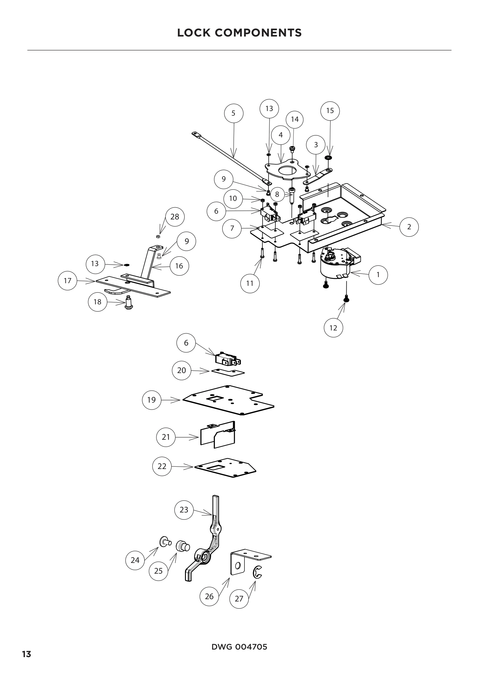 LOCK COMPONENTS