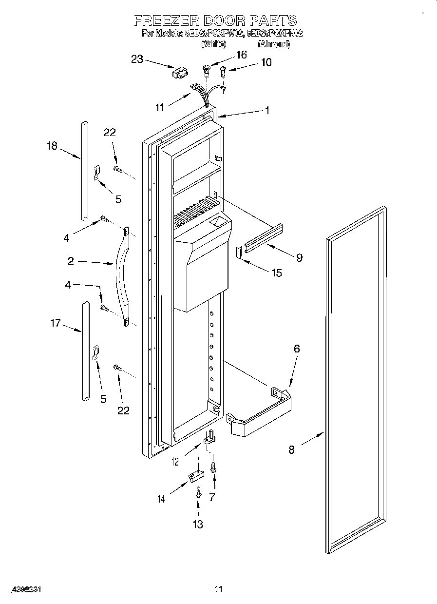 07 - FREEZER DOOR