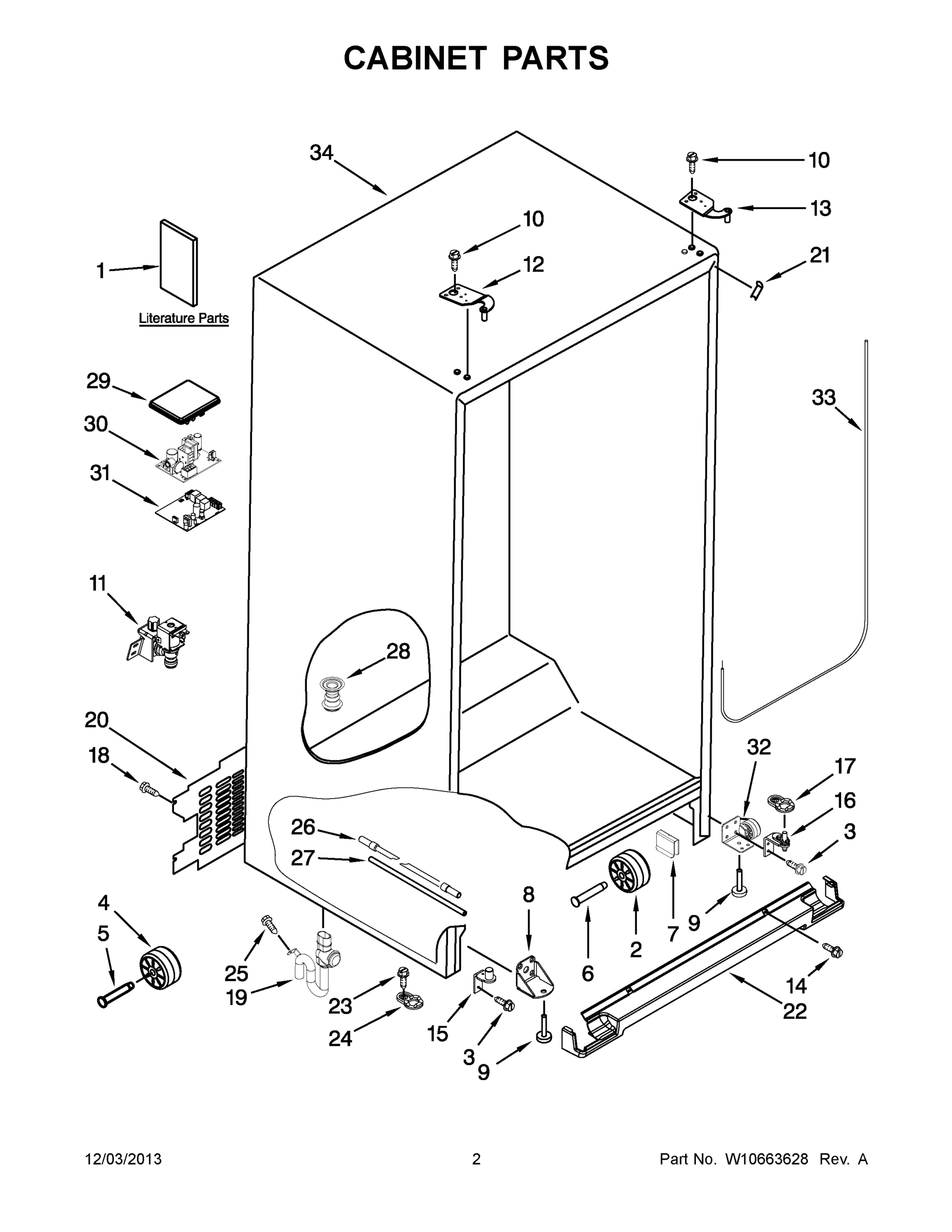 02 - CABINET PARTS