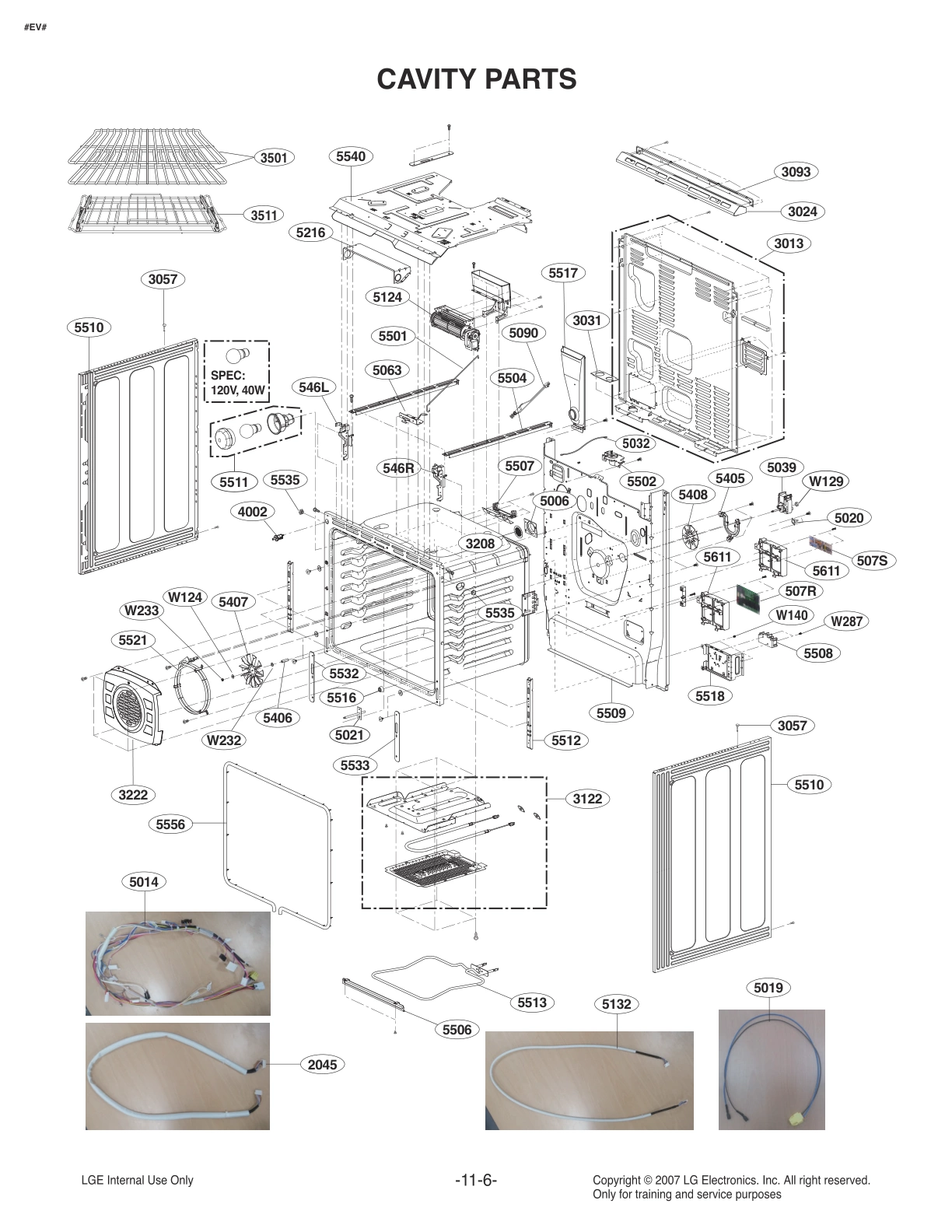 CAVITY PARTS