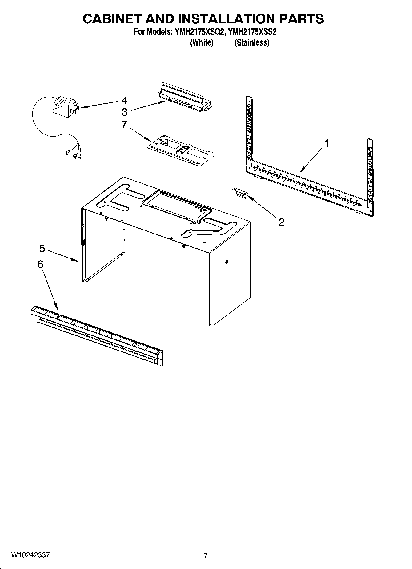 06 - CABINET AND INSTALLATION PARTS