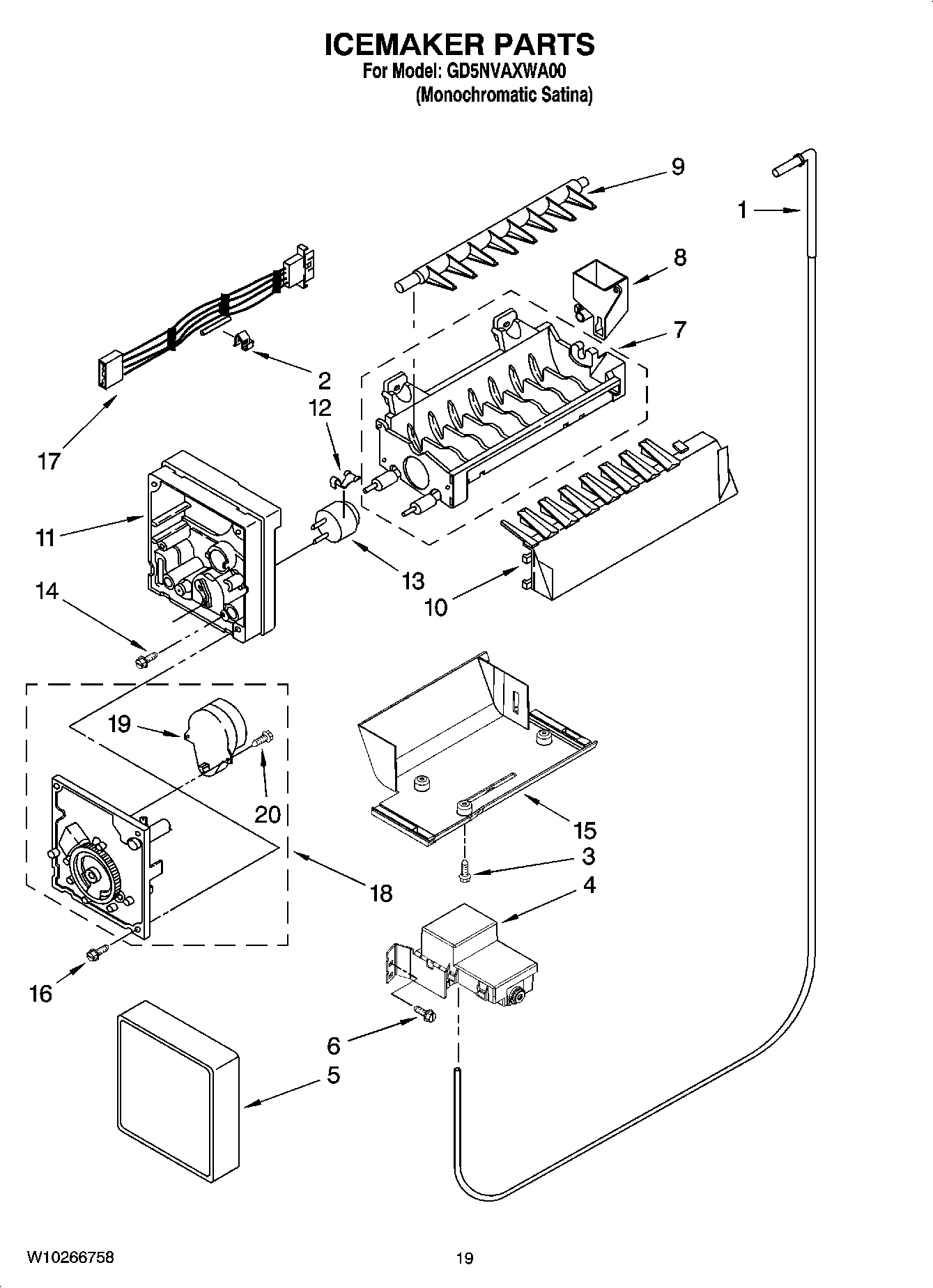 12 - ICEMAKER PARTS
