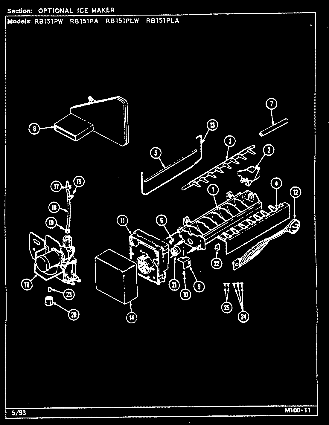 03 - OPTIONAL ICE MAKER