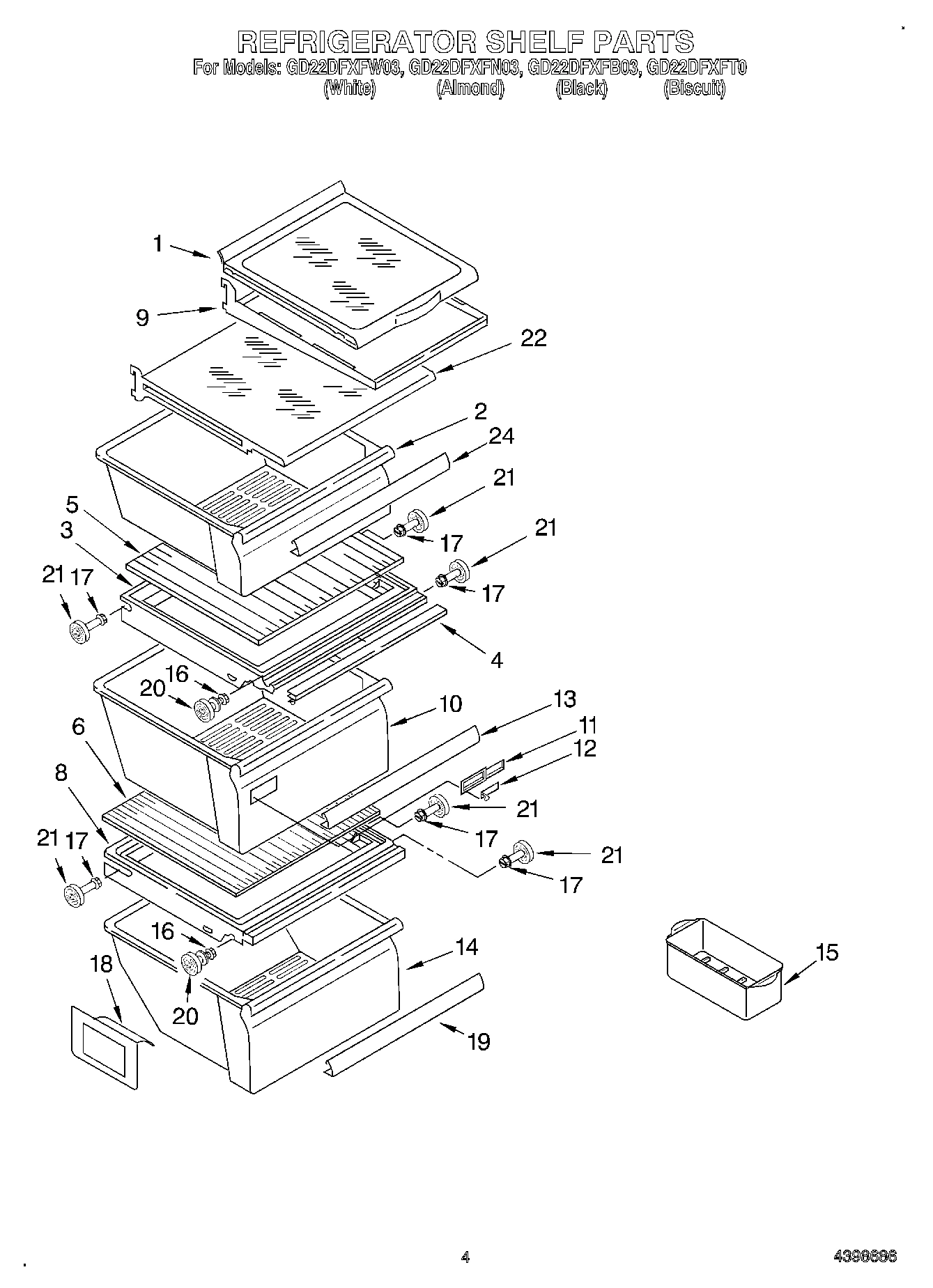 03 - REFRIGERATOR SHELF