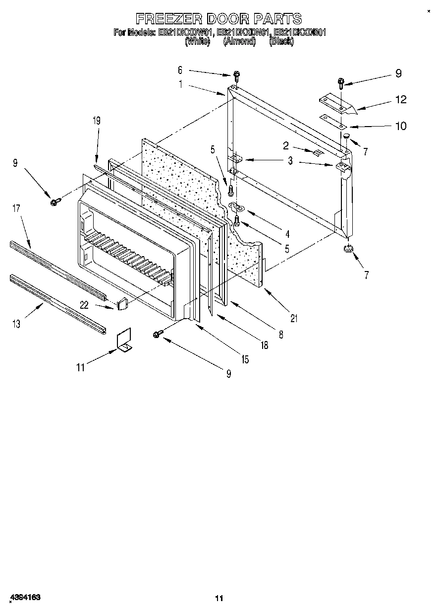 07 - FREEZER DOOR