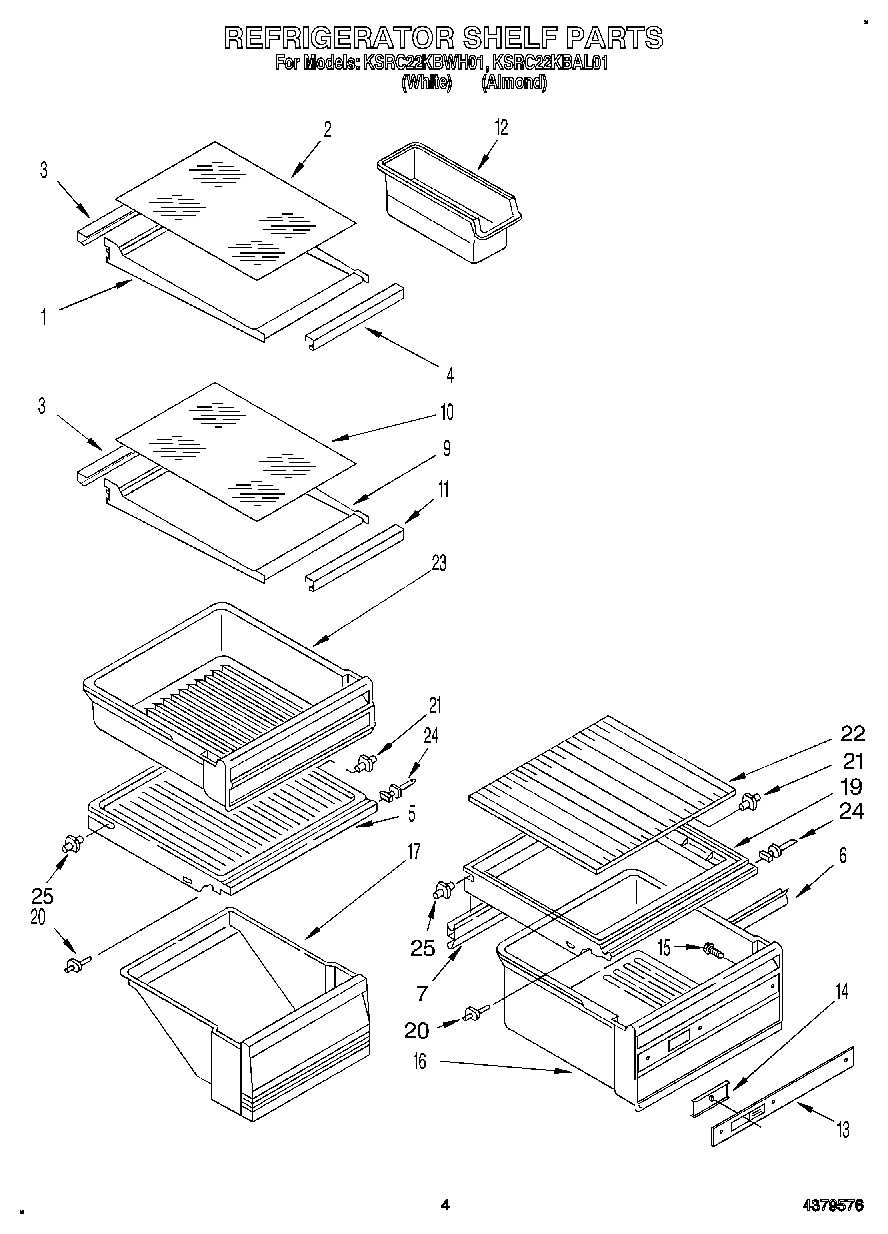 03 - REFRIGERATOR SHELF
