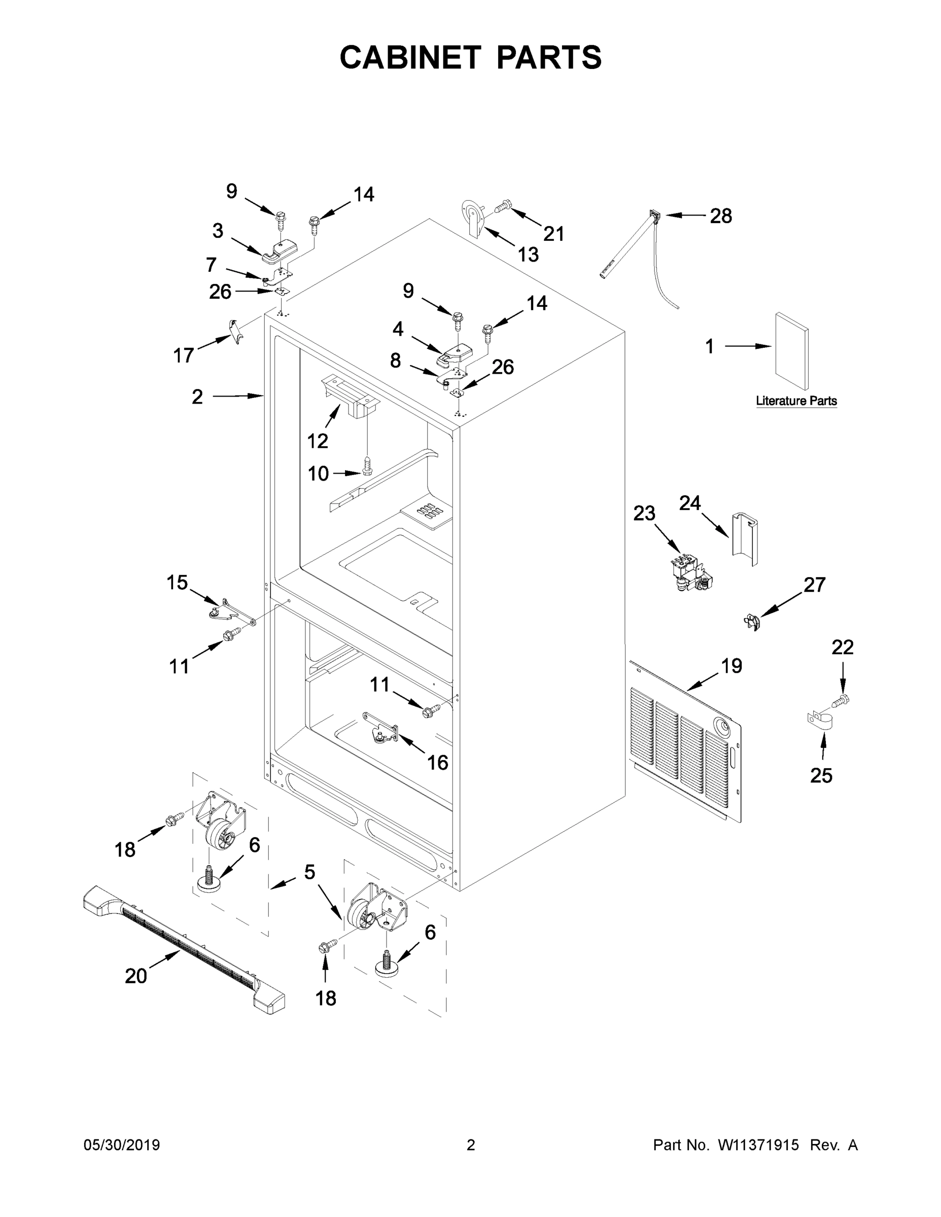 02 - CABINET PARTS