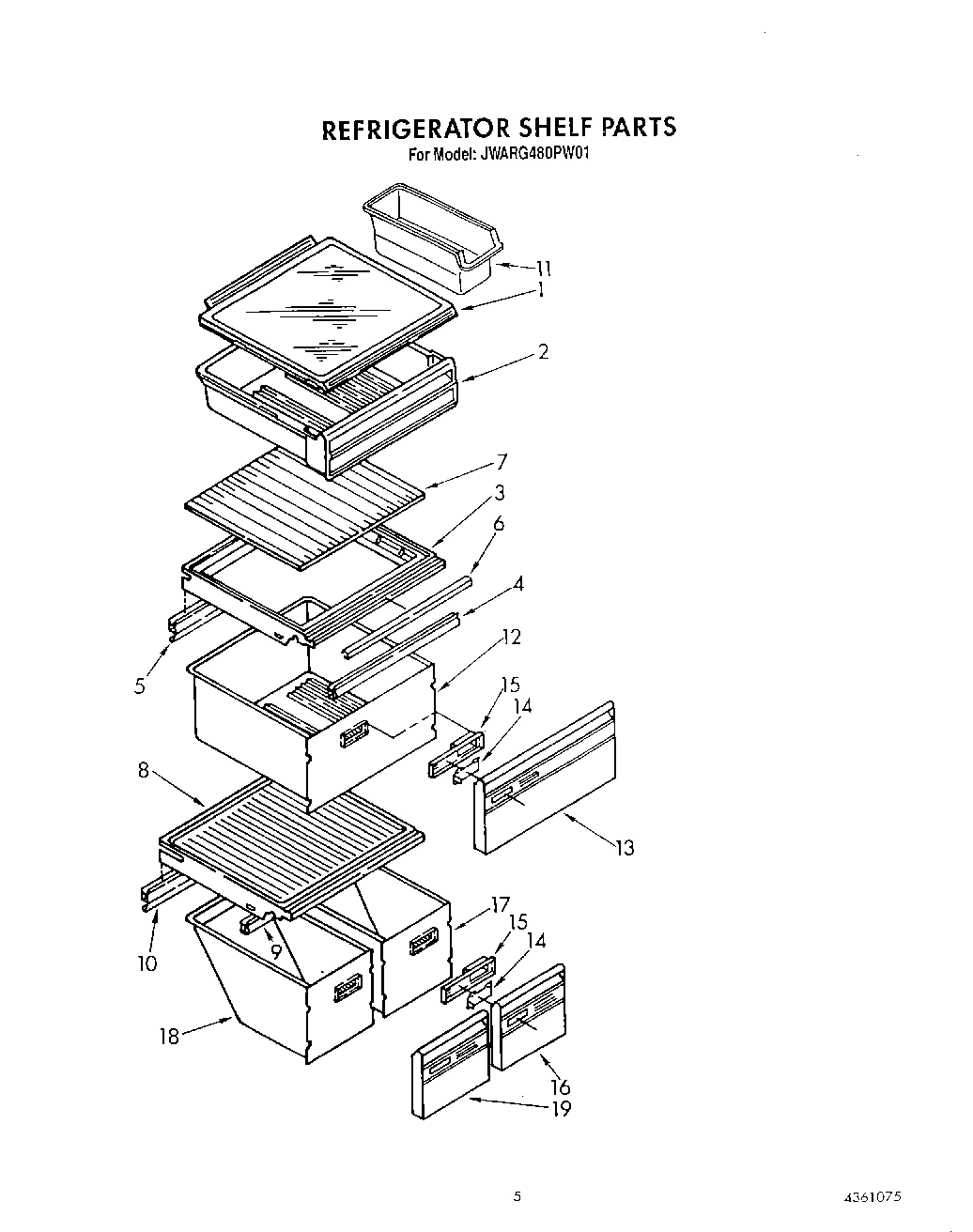 04 - REFRIGERATOR SHELF
