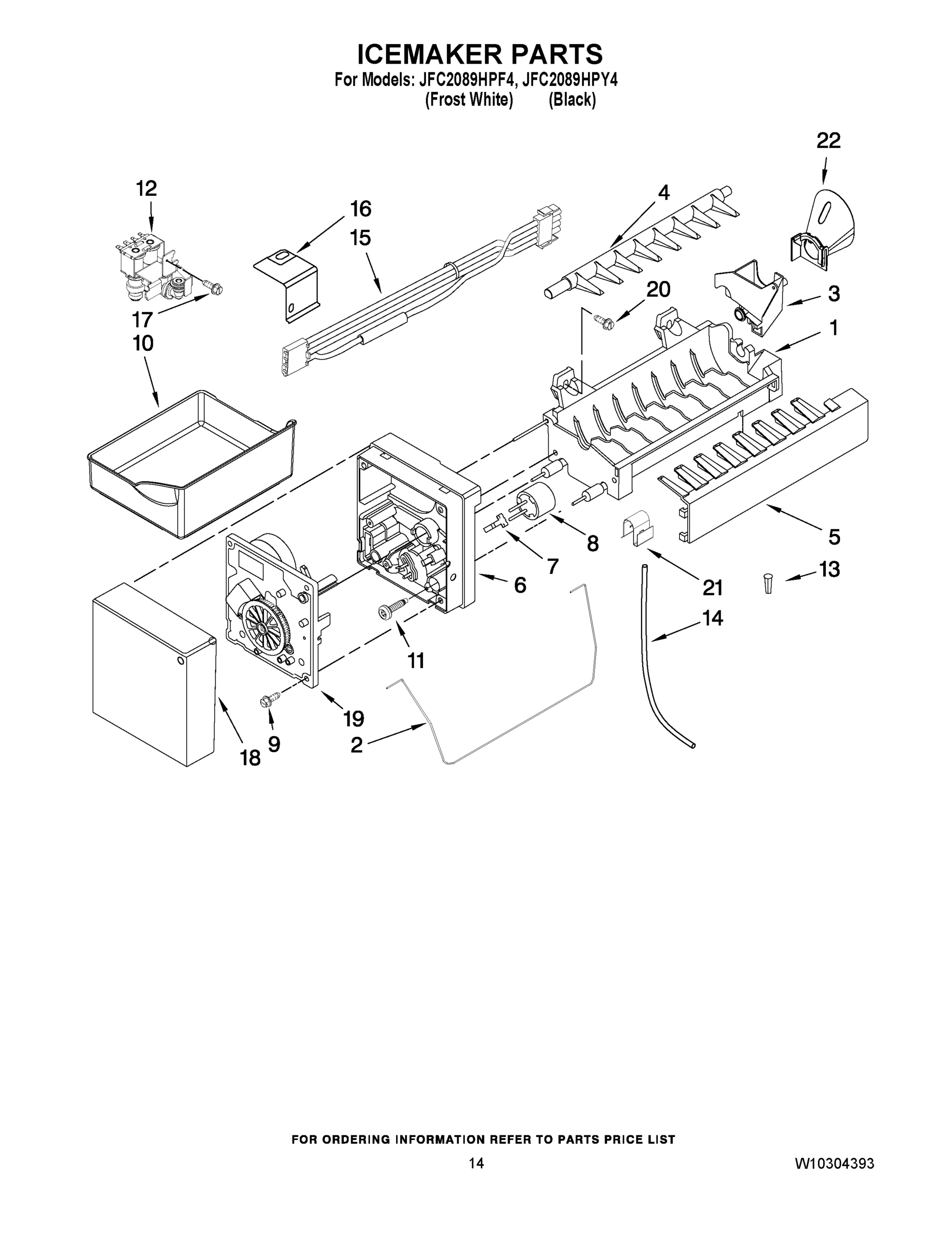 08 - ICEMAKER PARTS