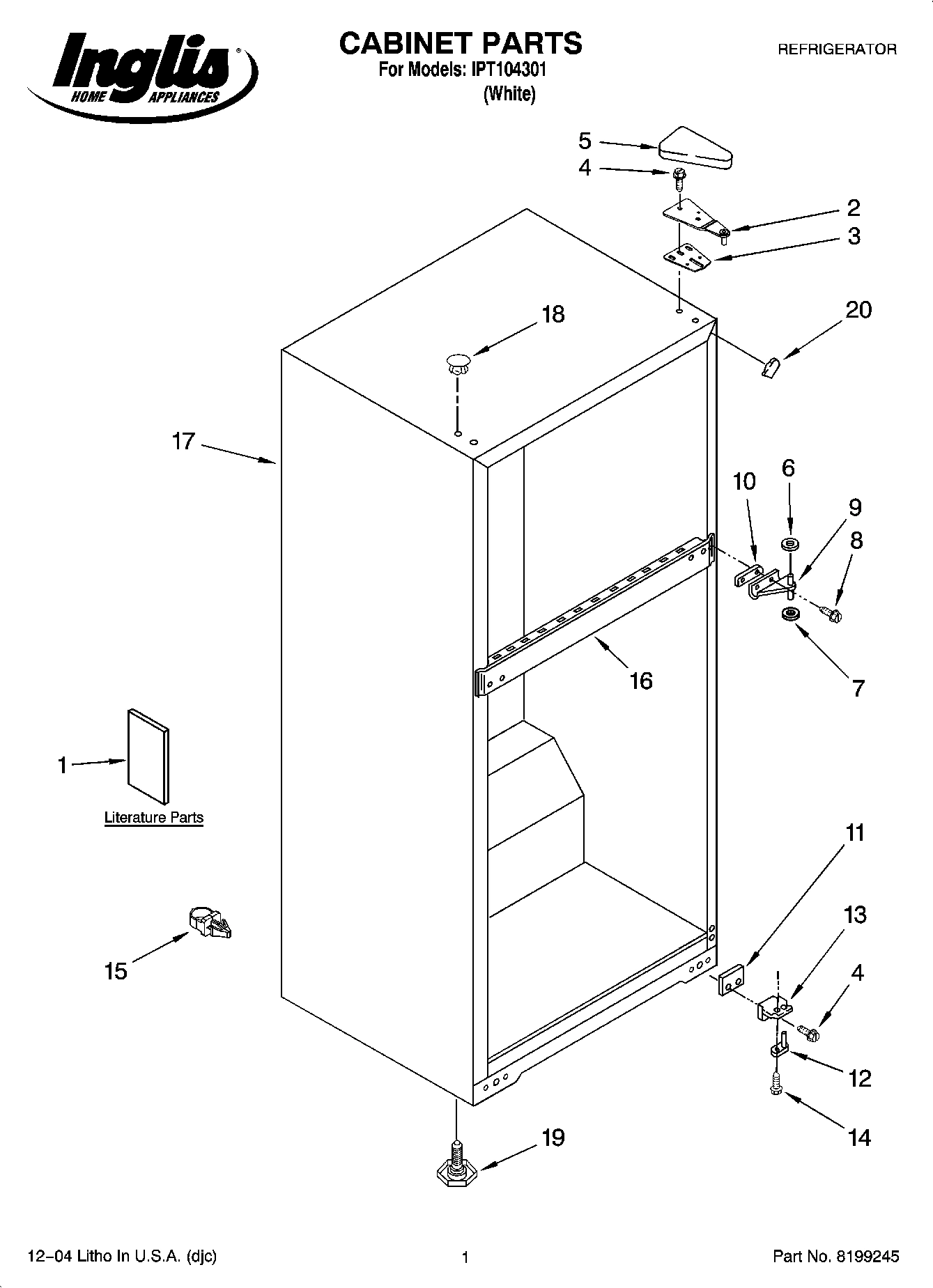 01 - CABINET PARTS