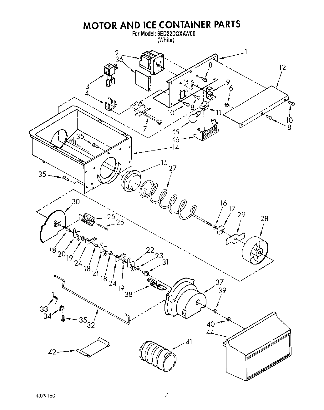 05 - MOTOR AND ICE CONTAINER