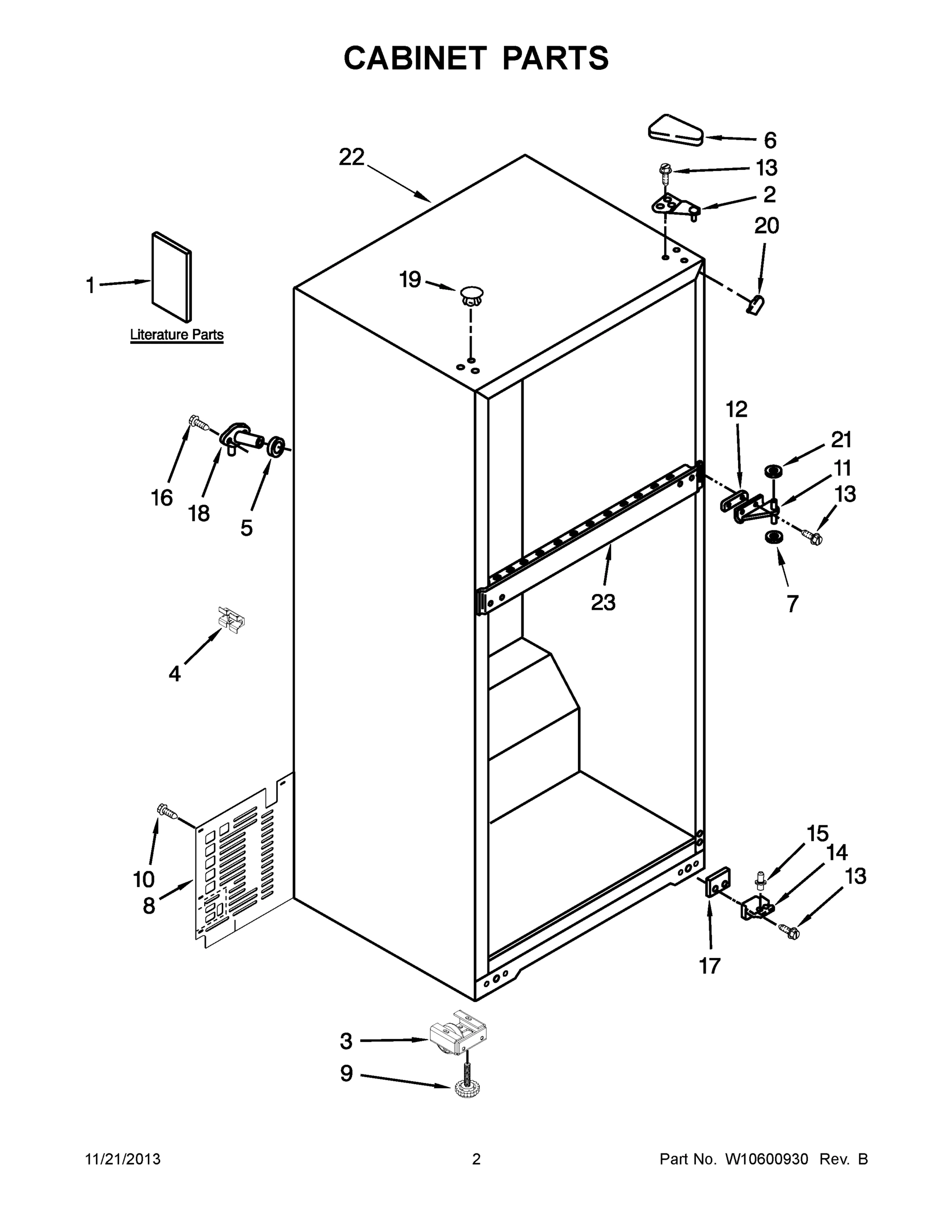 02 - CABINET PARTS