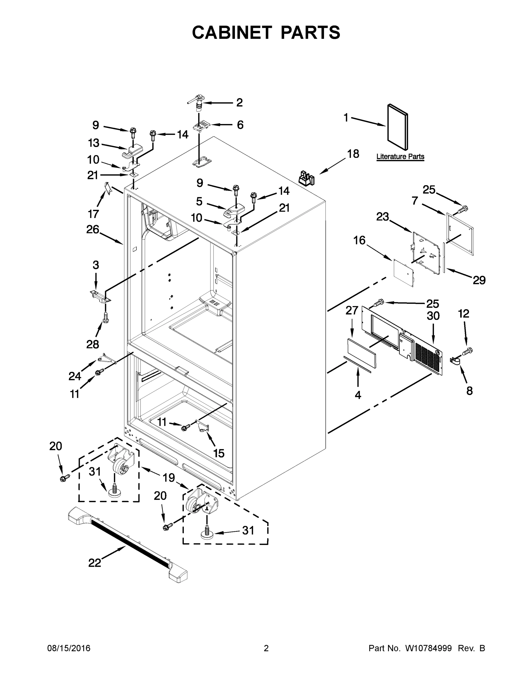 02 - CABINET PARTS