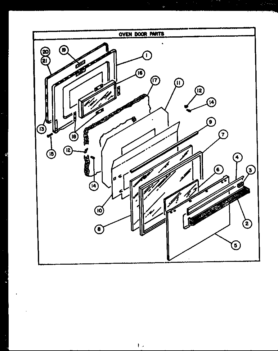 06 - OVEN DOOR PARTS