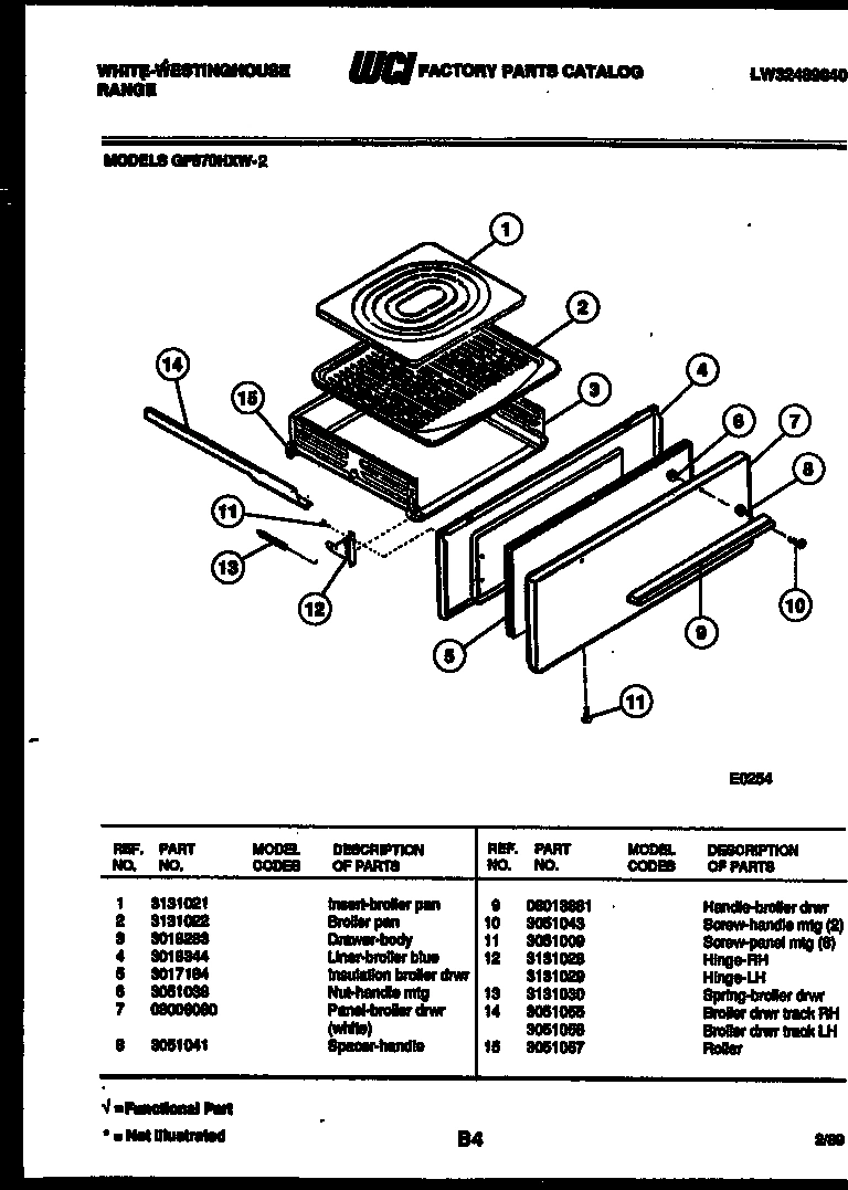 06 - BROILER DRAWER PARTS