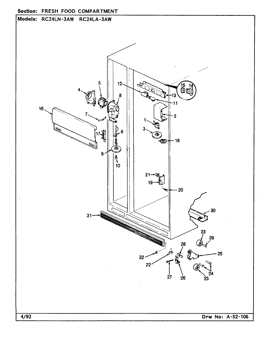02 - FRESH FOOD COMPARTMENT