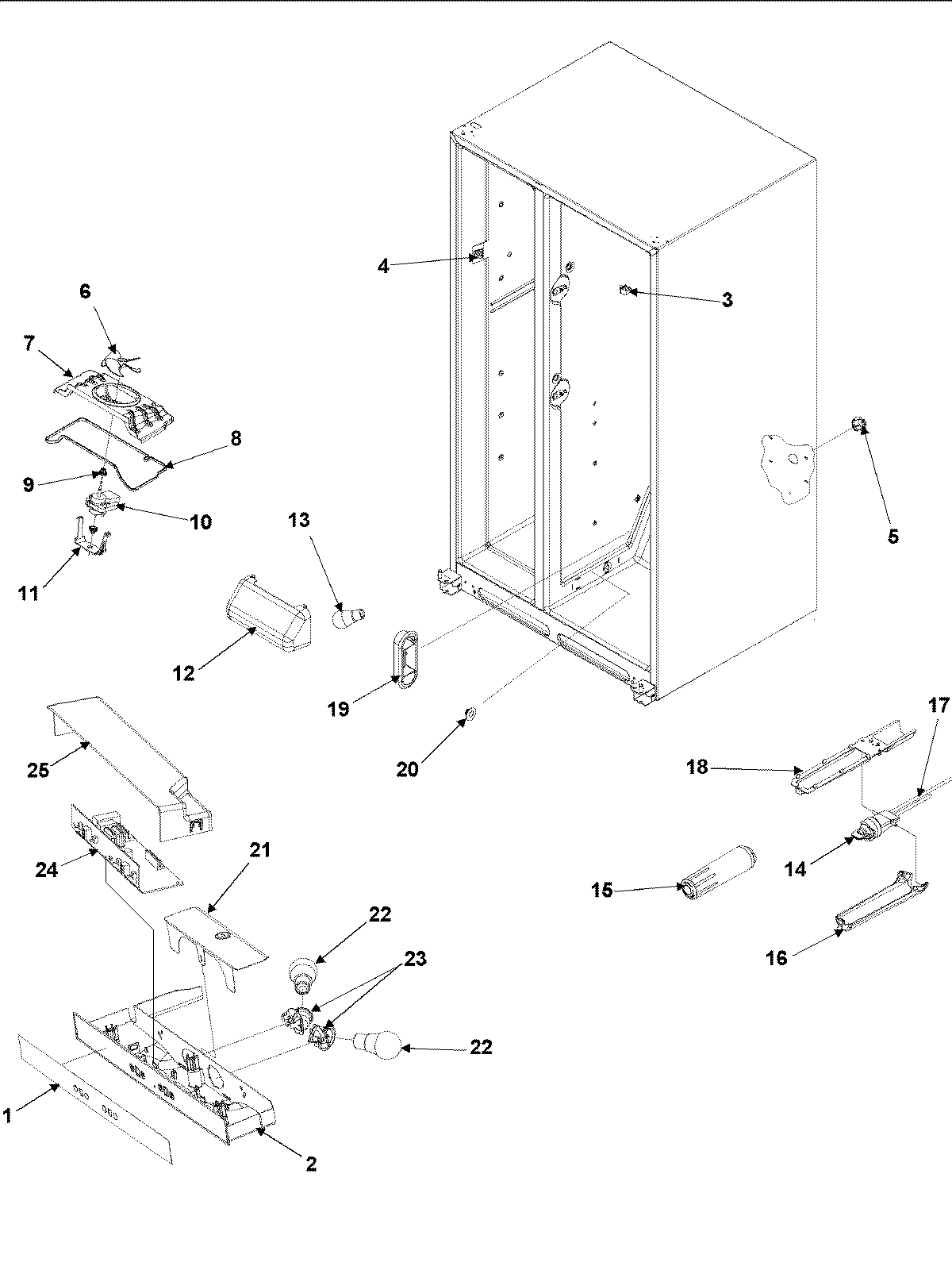 05 - EVAP FAN ASSY AND LIGHTS
