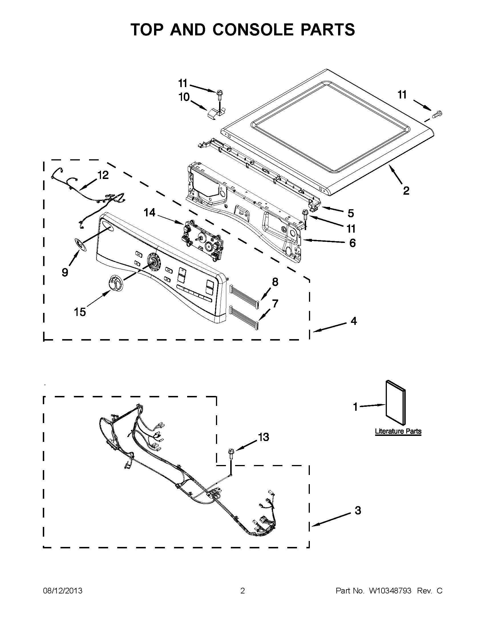 01 - TOP AND CONSOLE PARTS