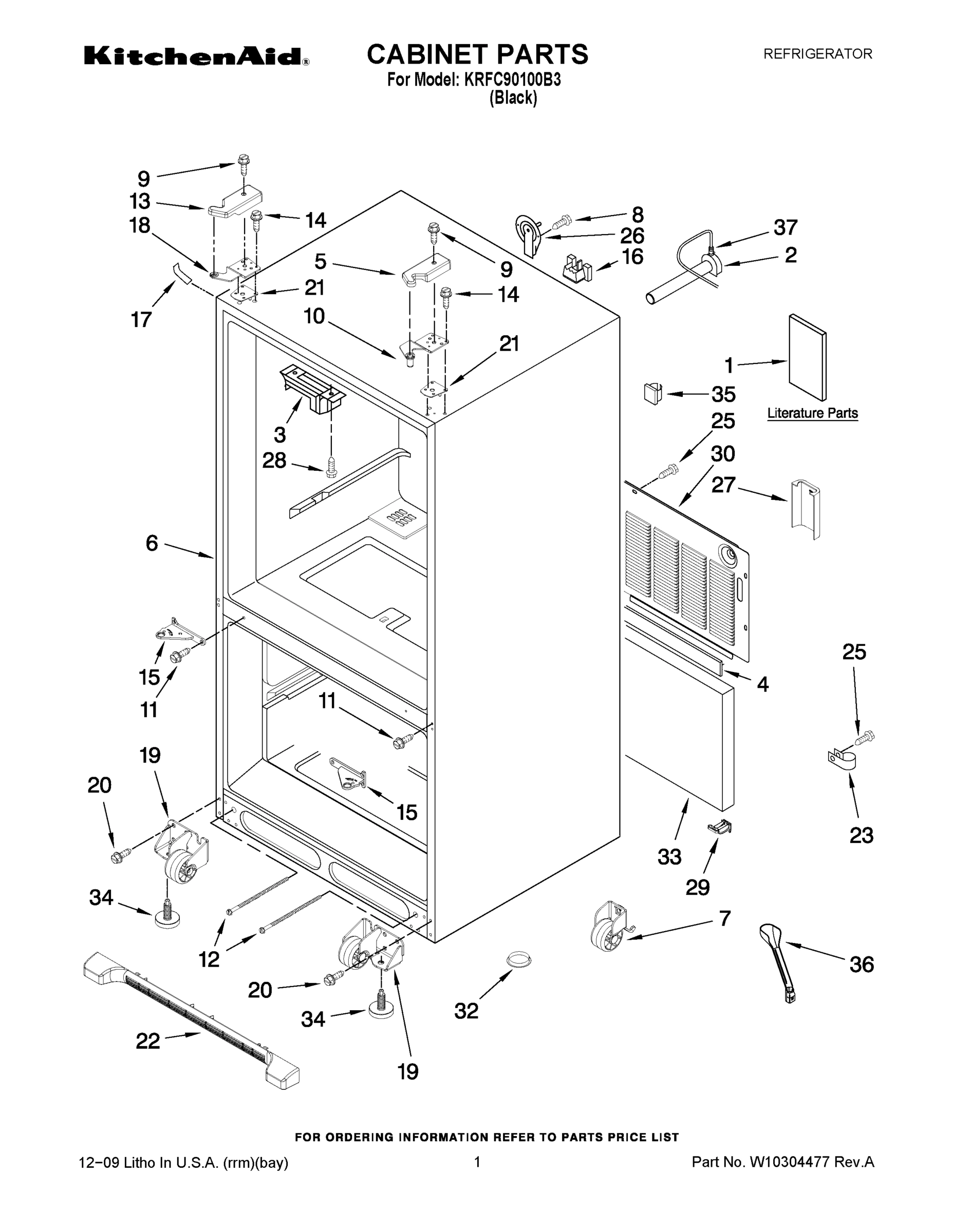 01 - CABINET PARTS