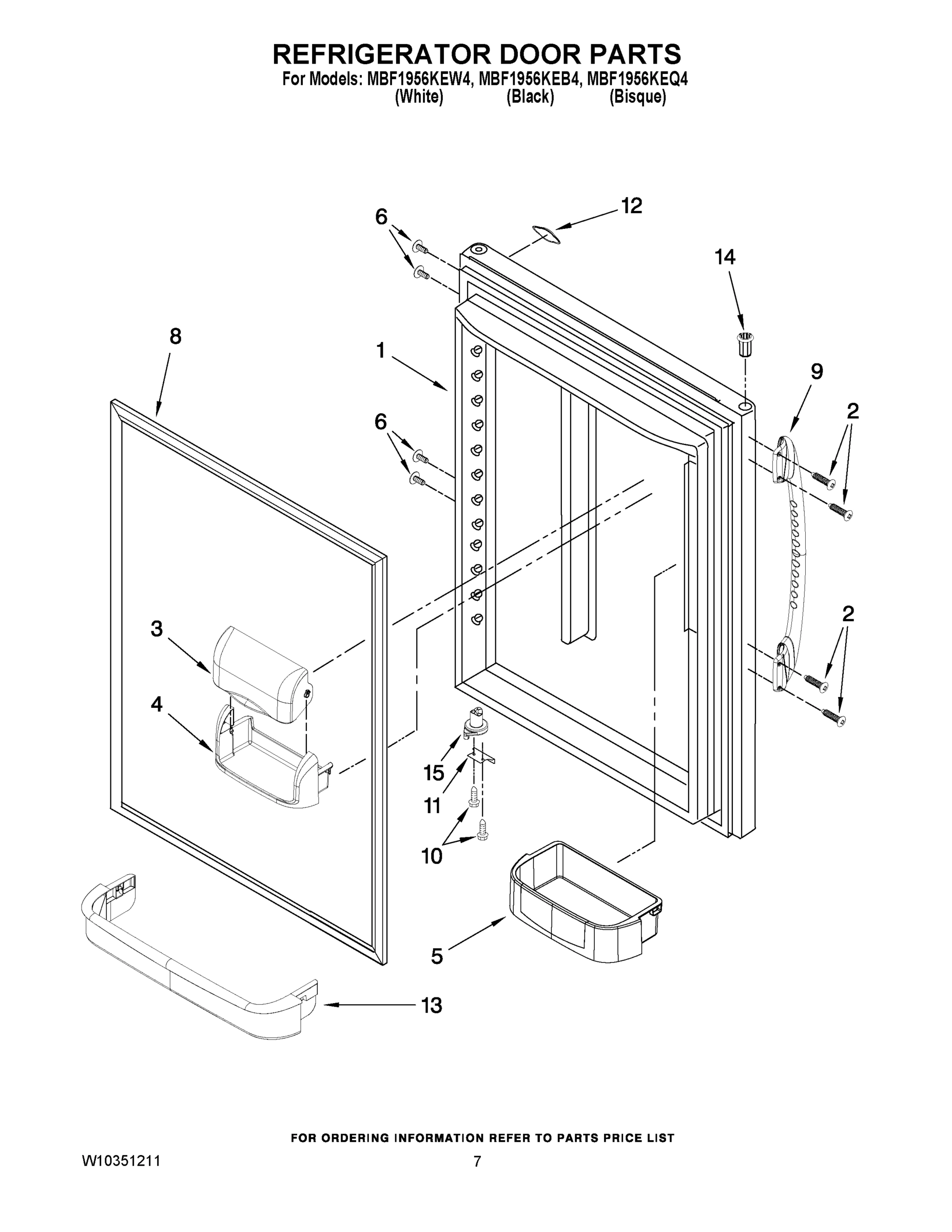 05 - REFRIGERATOR DOOR PARTS