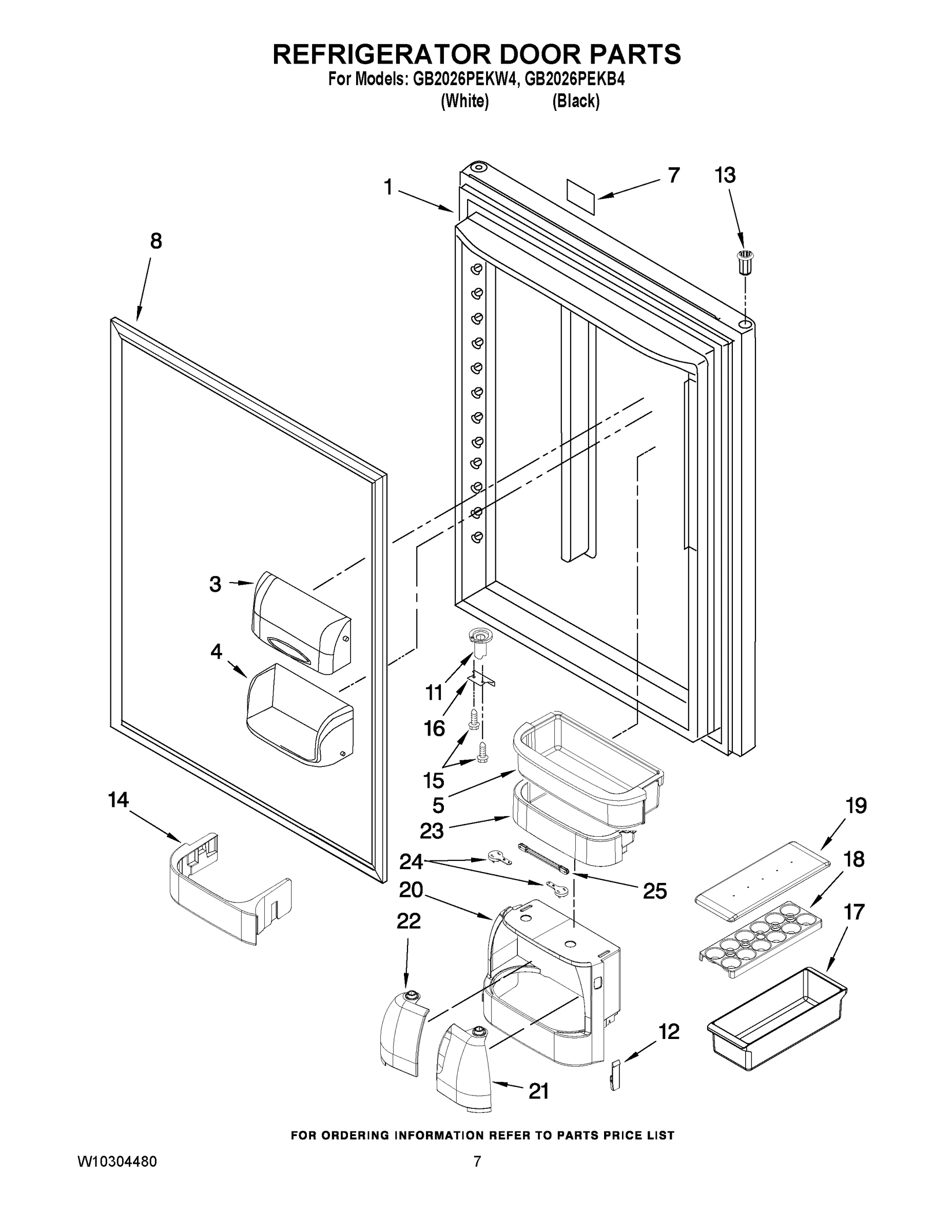 04 - REFRIGERATOR DOOR PARTS
