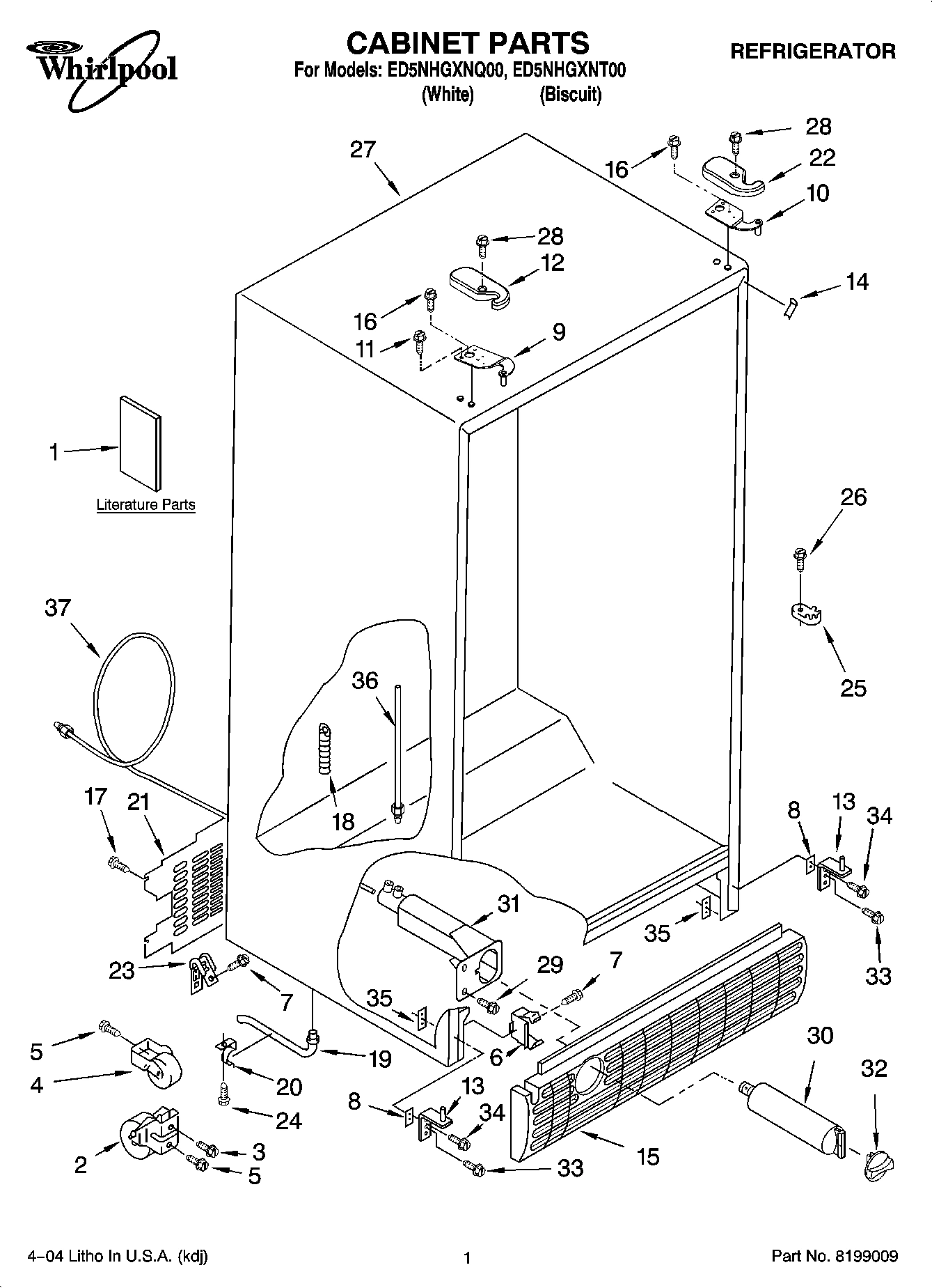 01 - CABINET PARTS