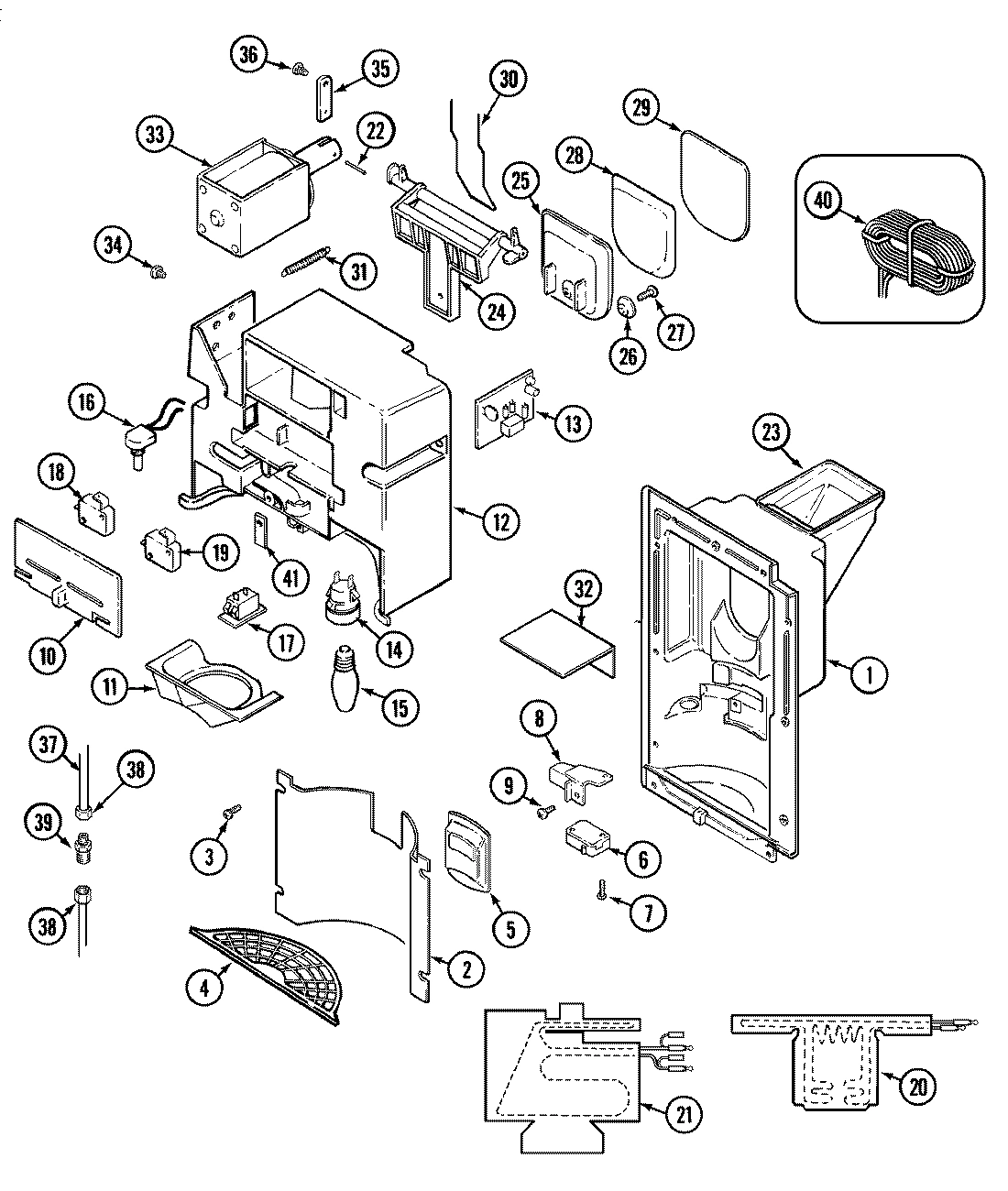 07 - ICE & WATER DISPENSER