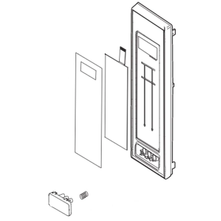 5304516279 Frigidaire Microwave Control Panel