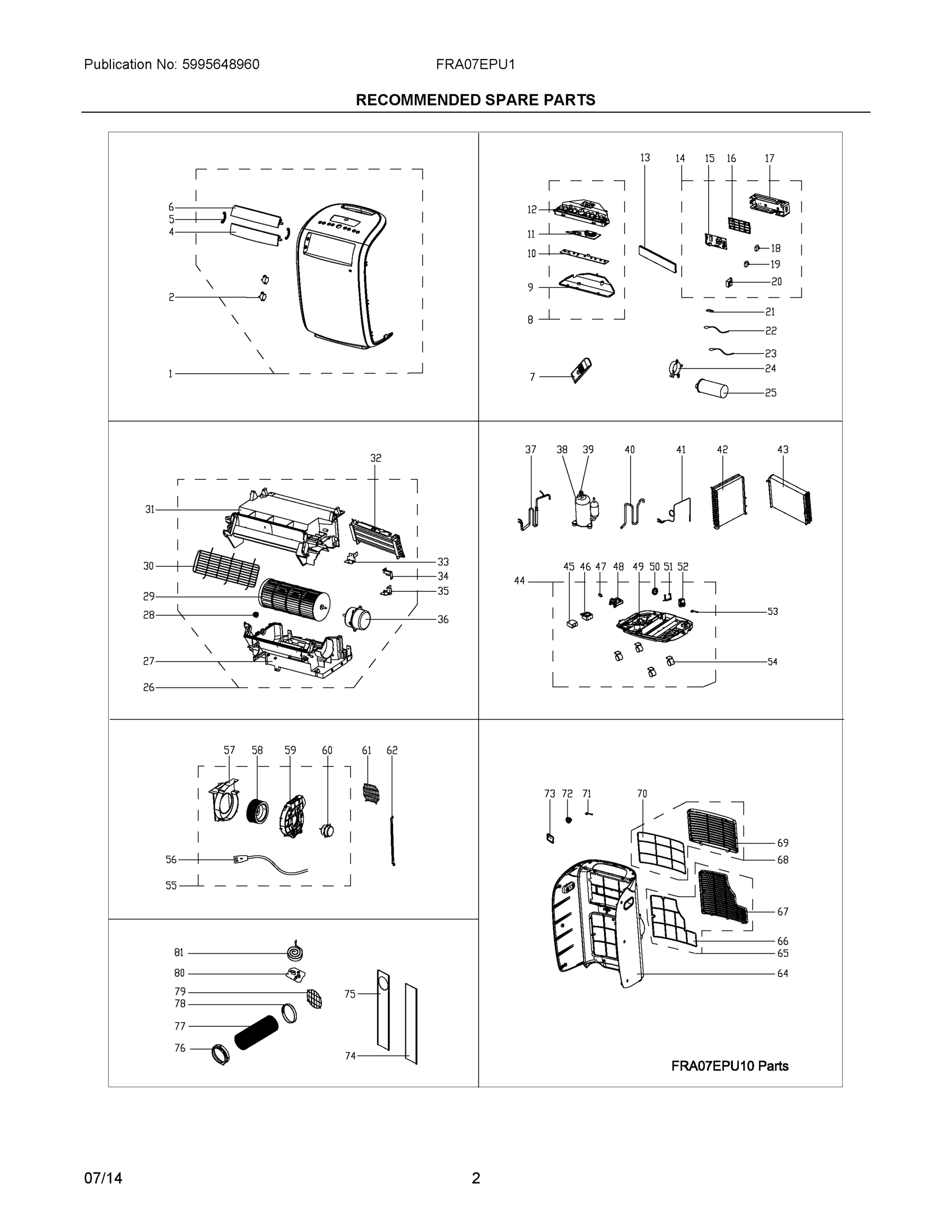 02 - RECOMMENDED SPARE PARTS