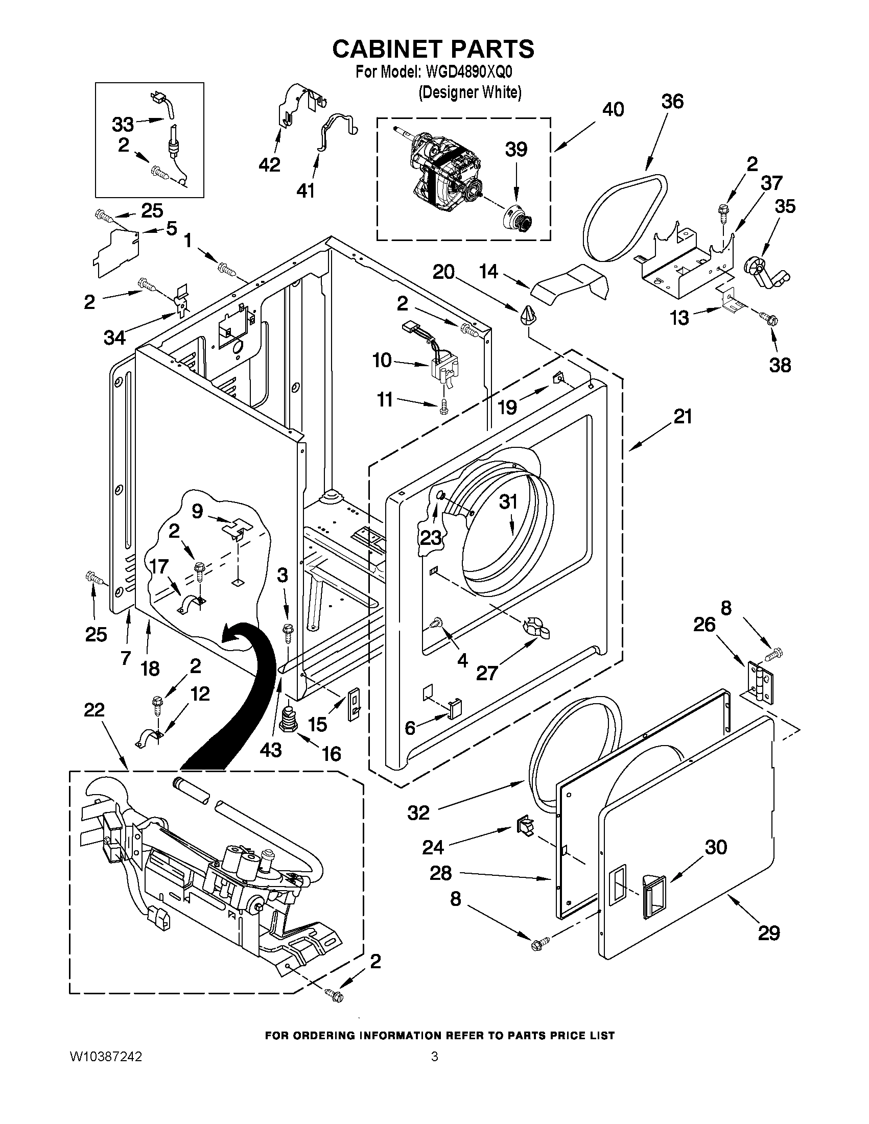 02 - CABINET PARTS