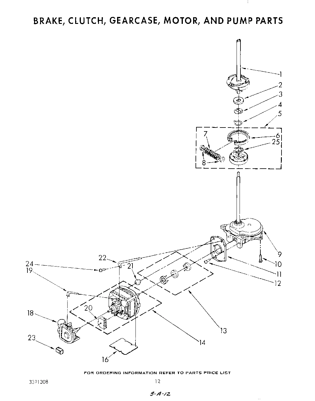 09 - BRAKE, CLUTCH, GEARCASE, MOTOR AND PUMP