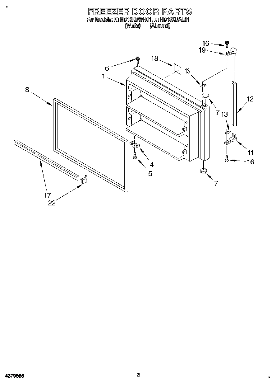 02 - FREEZER DOOR