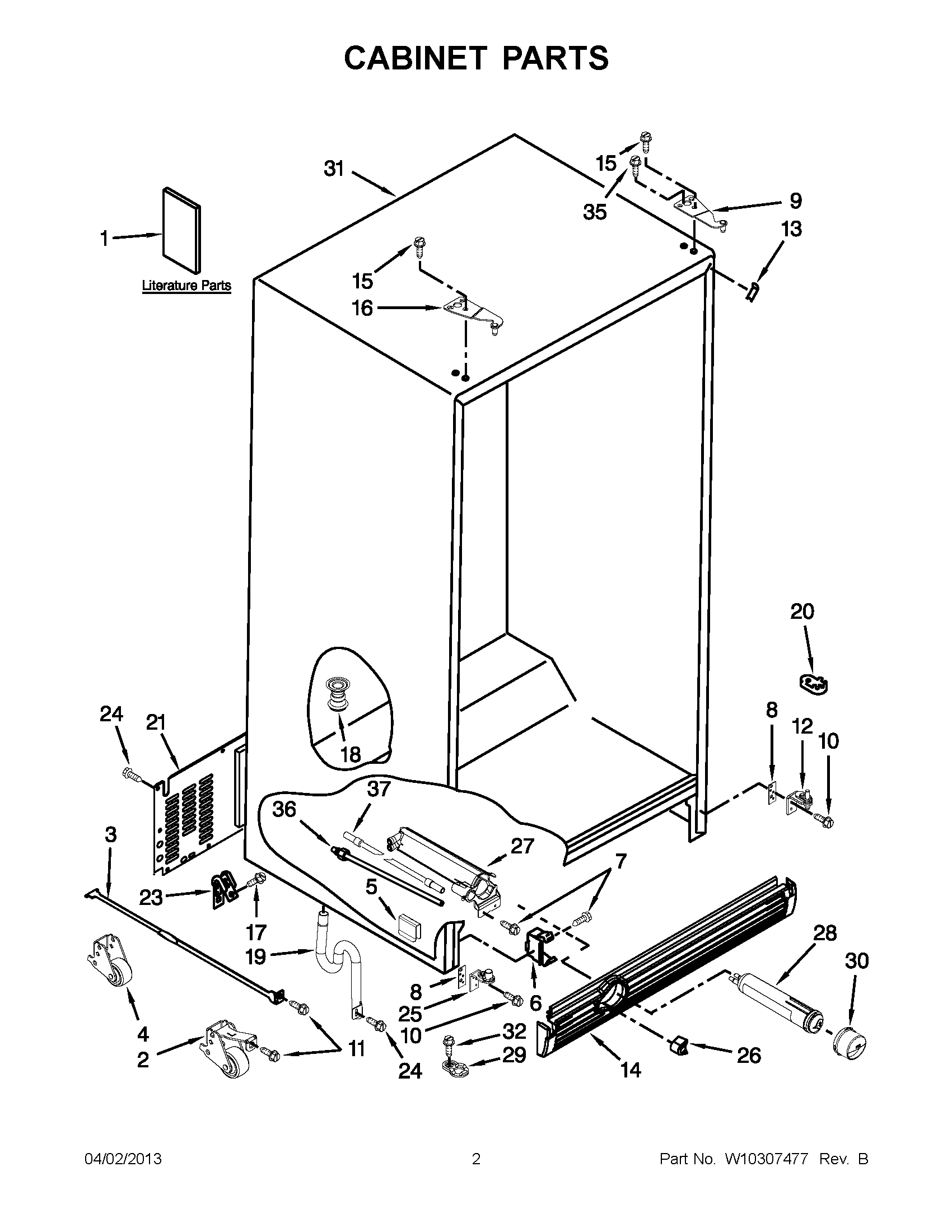 01 - CABINET PARTS