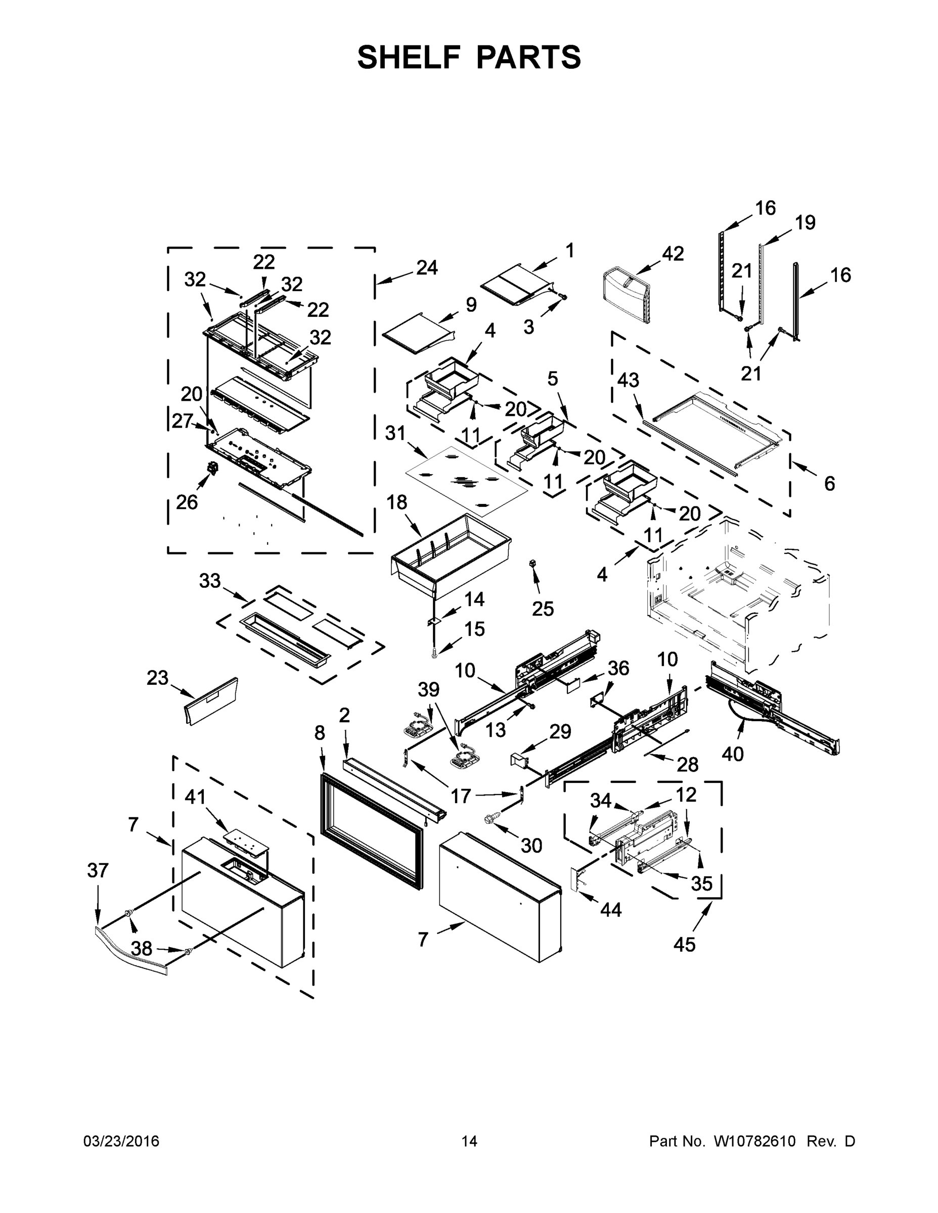 08 - SHELF PARTS