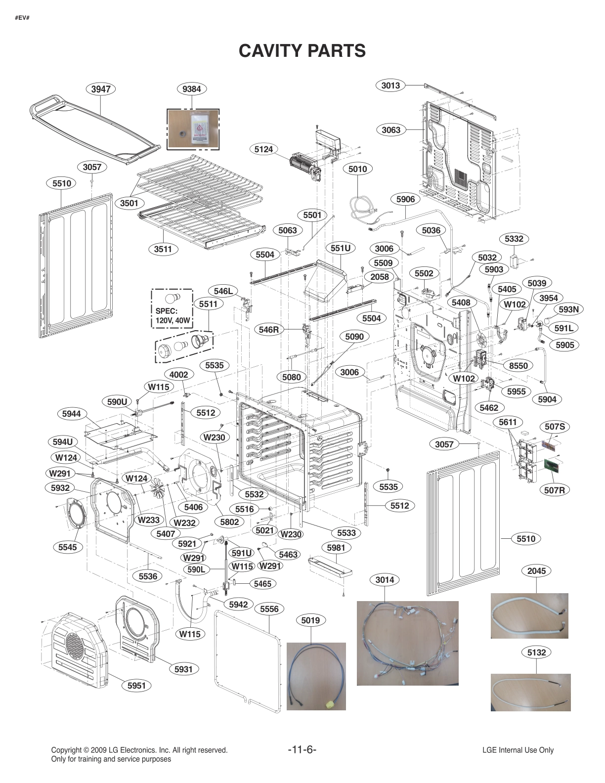 CAVITY PARTS