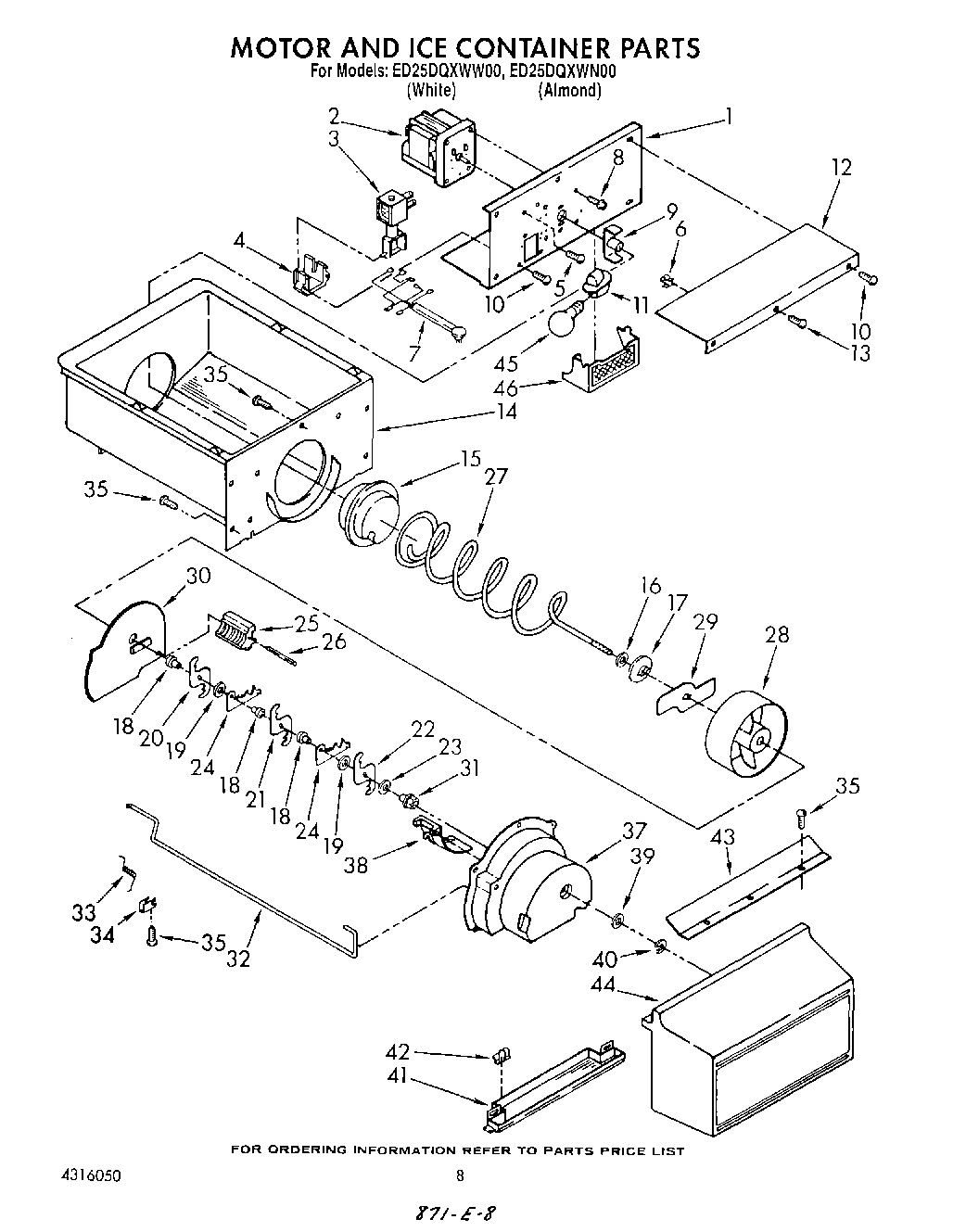 06 - MOTOR AND ICE CONTAINER