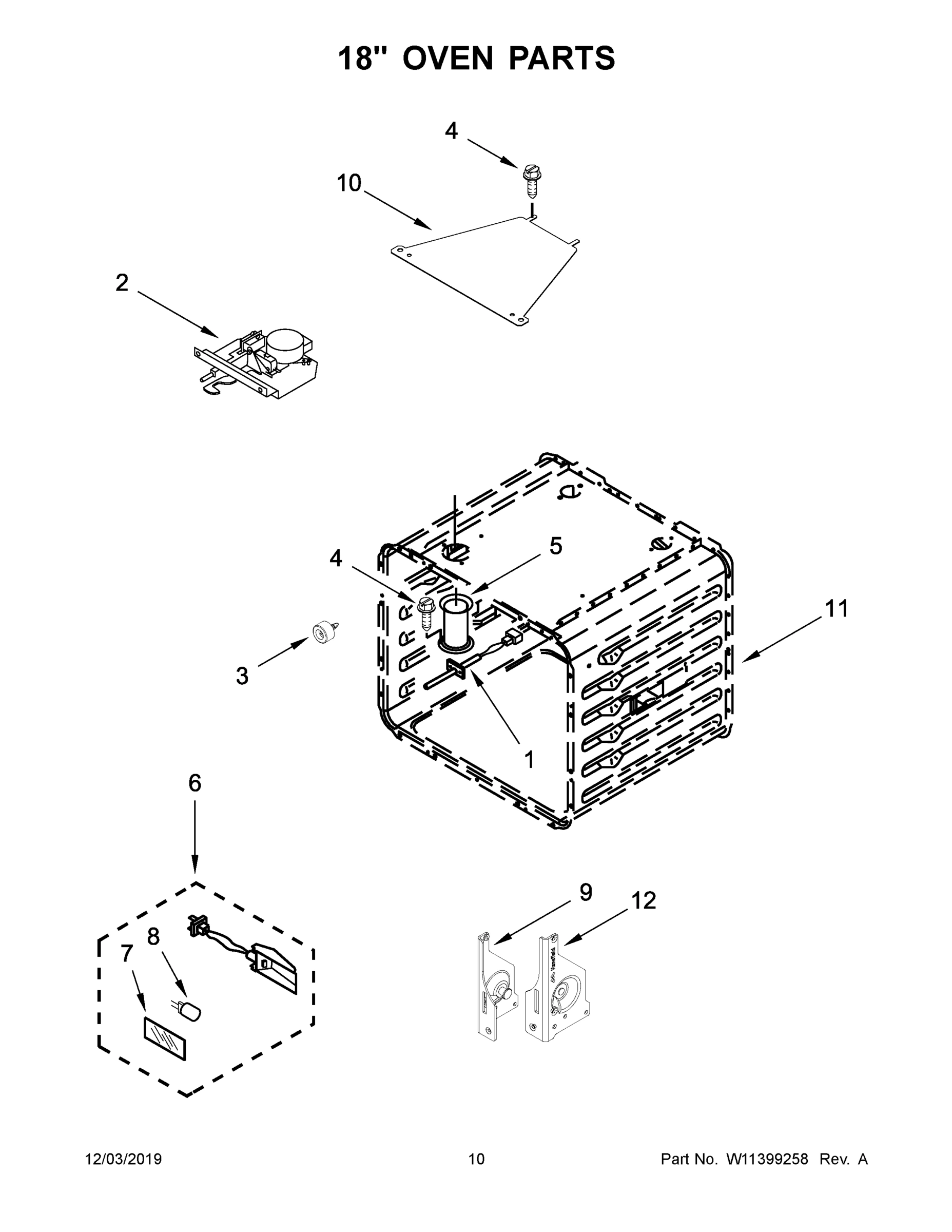 06 - 18" OVEN PARTS