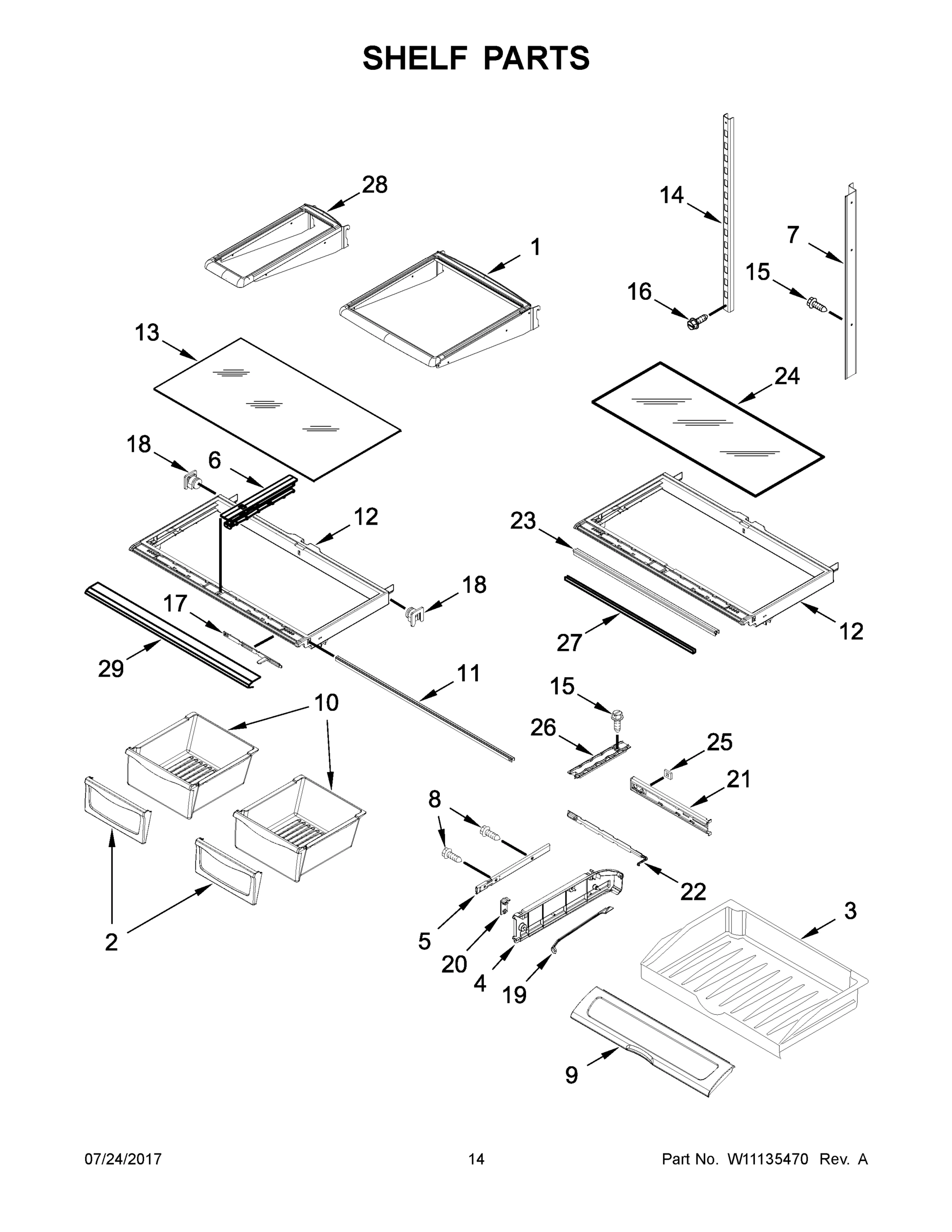 08 - SHELF PARTS