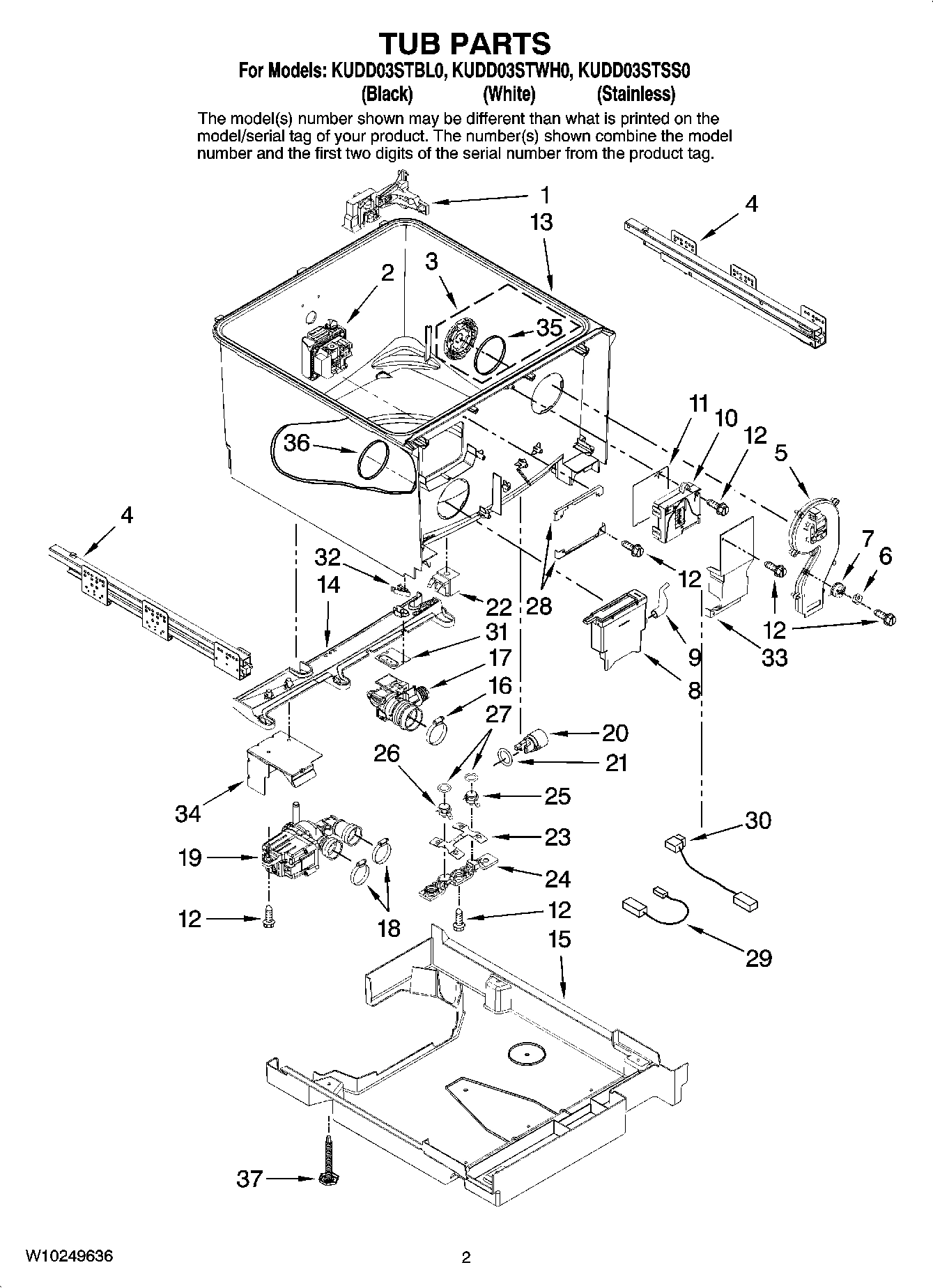 02 - TUB PARTS