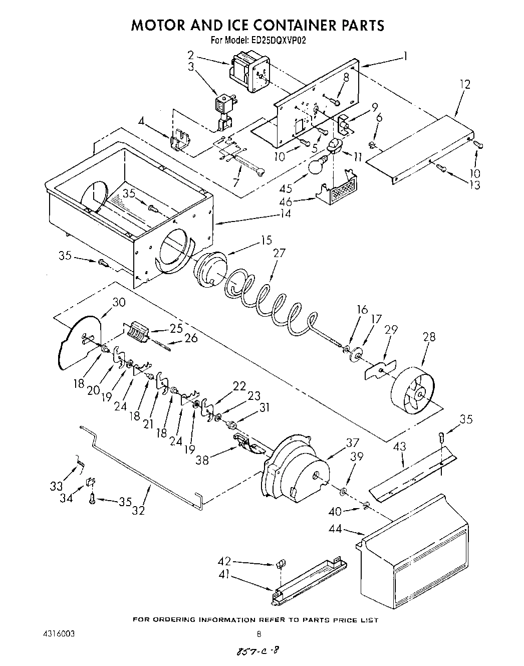 06 - MOTOR AND ICE CONTAINER