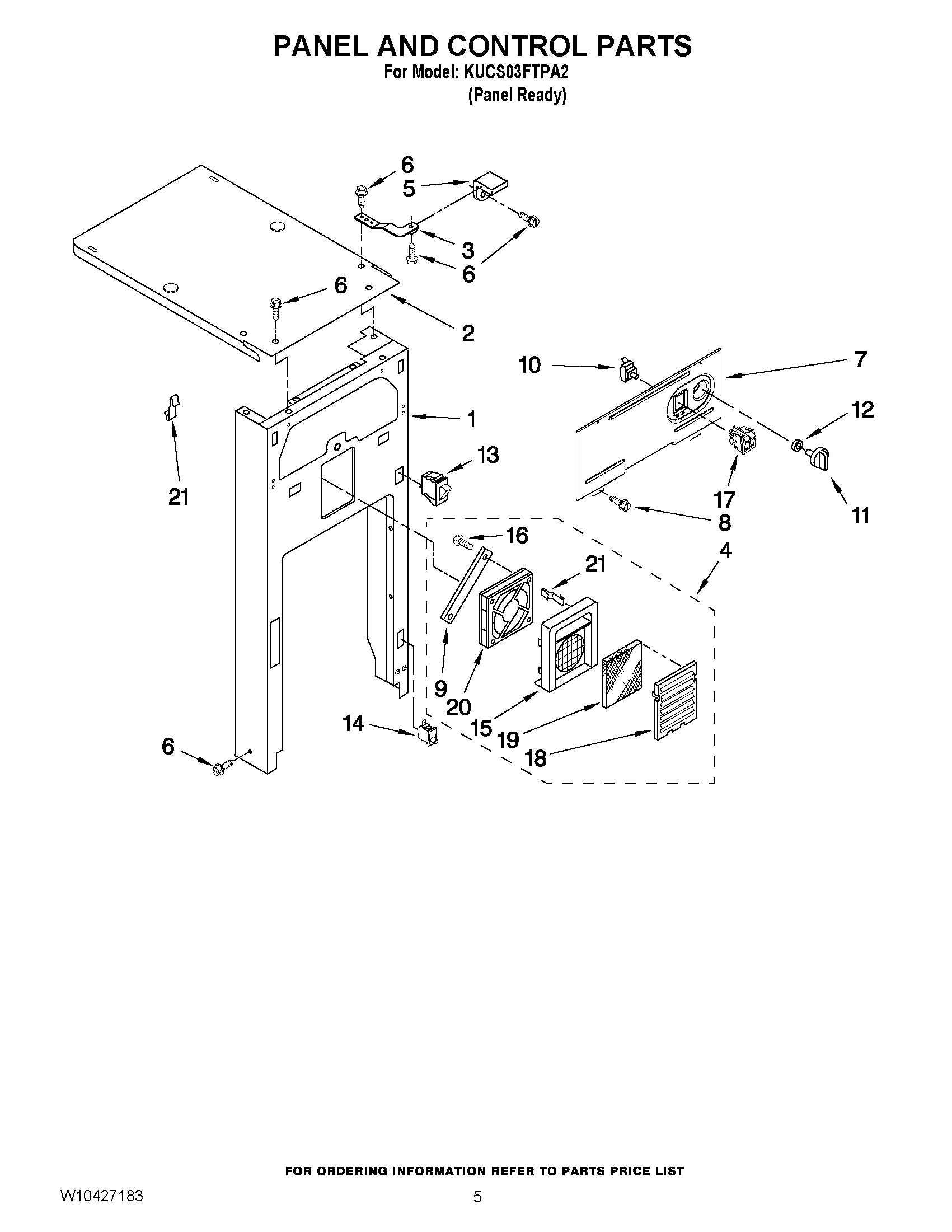 05 - PANEL AND CONTROL PARTS