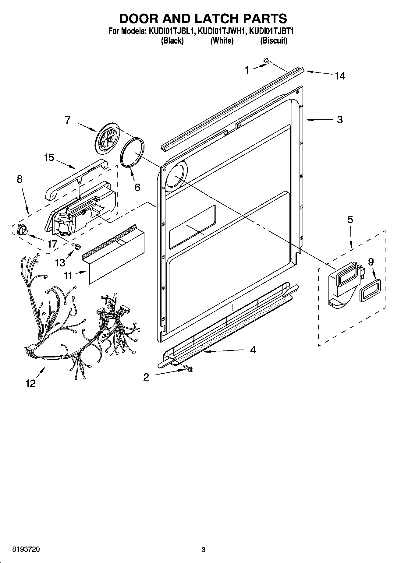 03 - DOOR AND LATCH PARTS