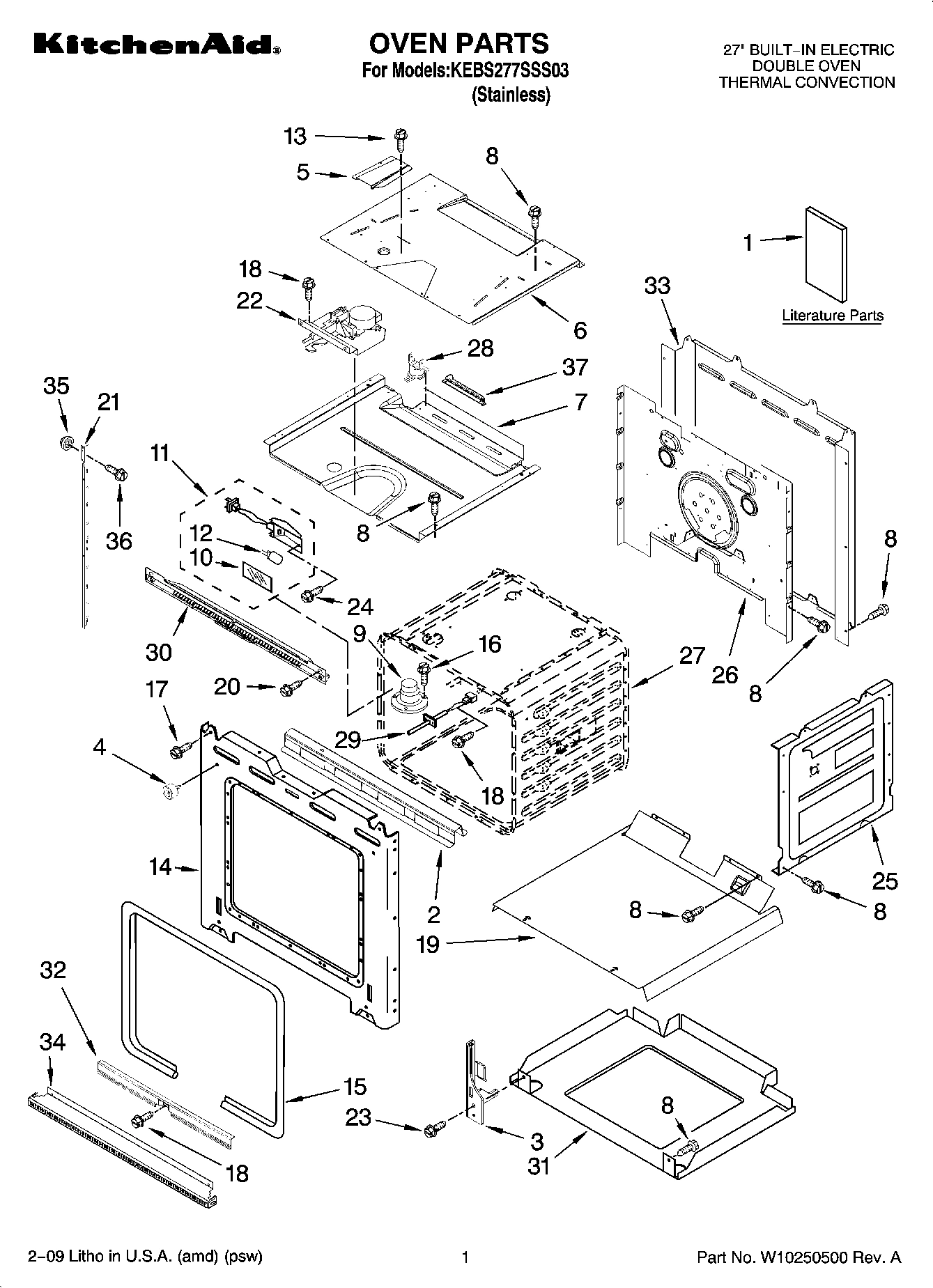 01 - OVEN PARTS
