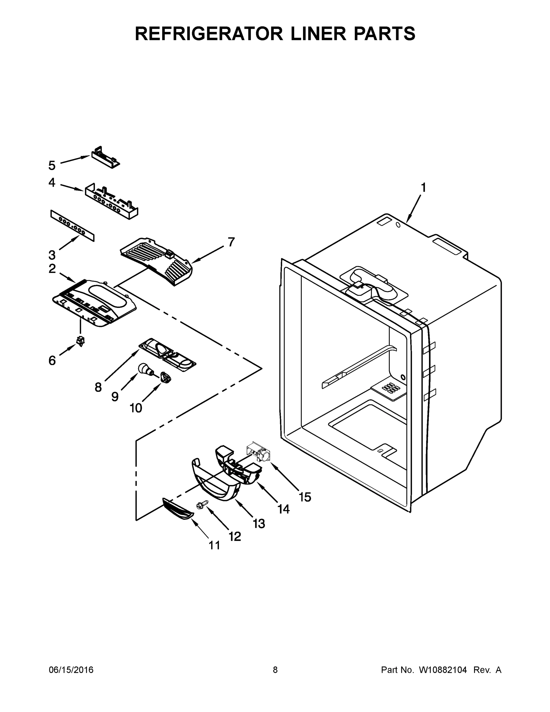 05 - REFRIGERATOR LINER PARTS