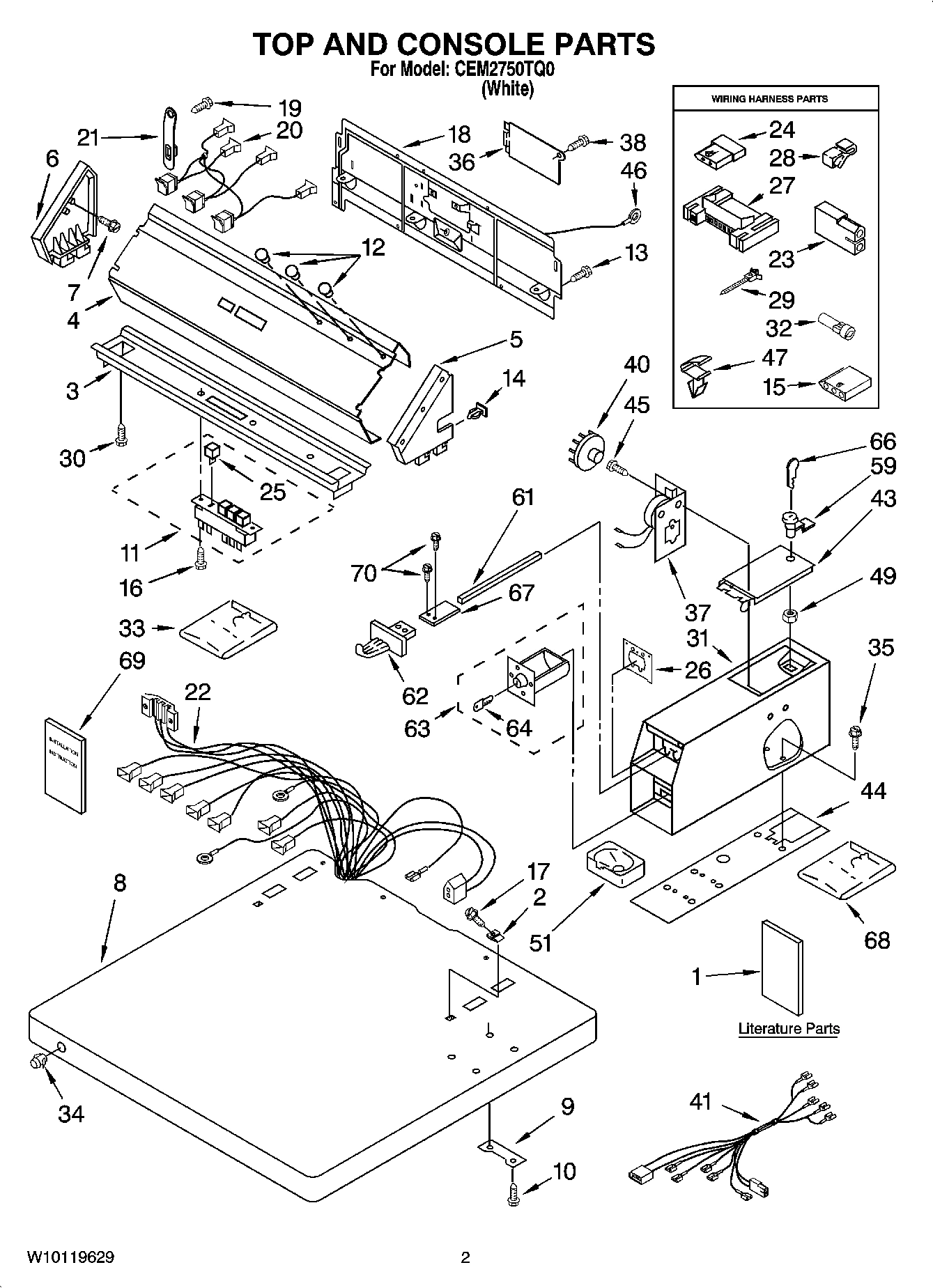 01 - TOP AND CONSOLE PARTS