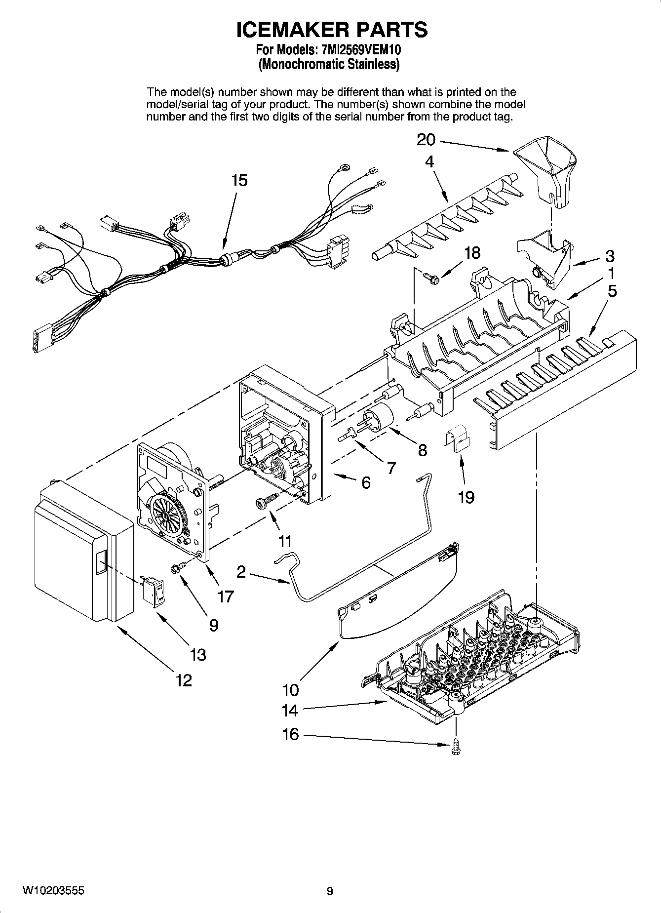 05 - ICEMAKER PARTS