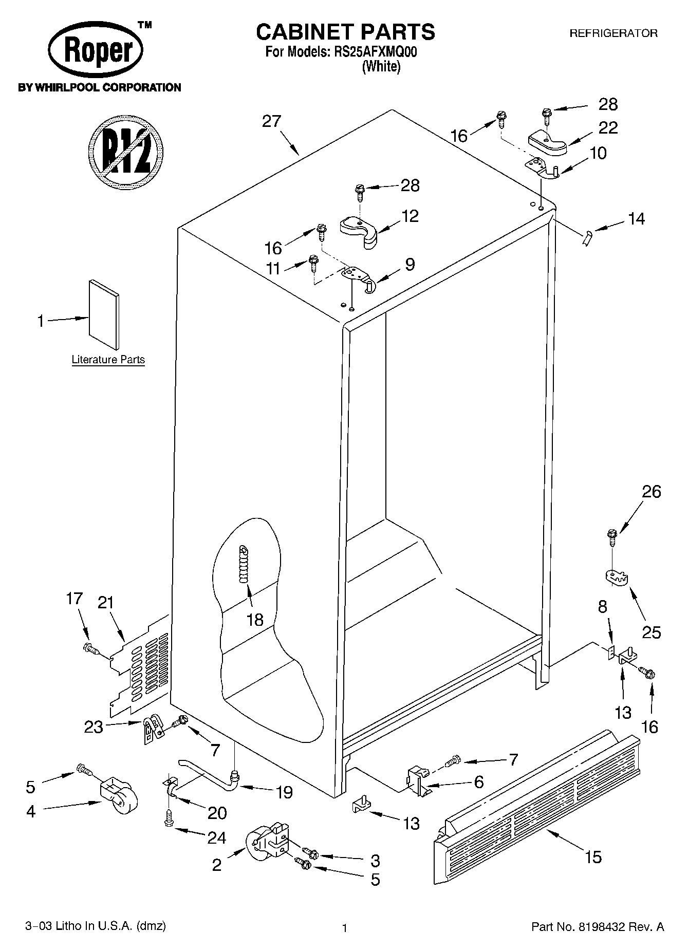 01 - CABINET PARTS